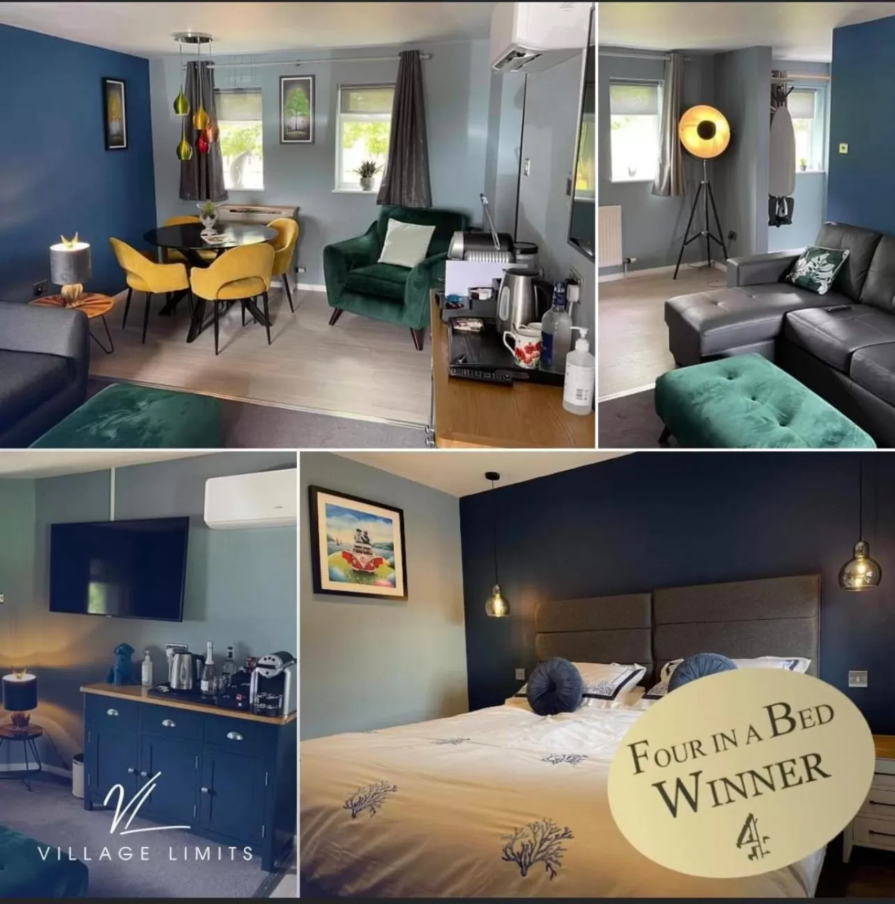 Bed in Village Limits Bed and Breakfast Rooms