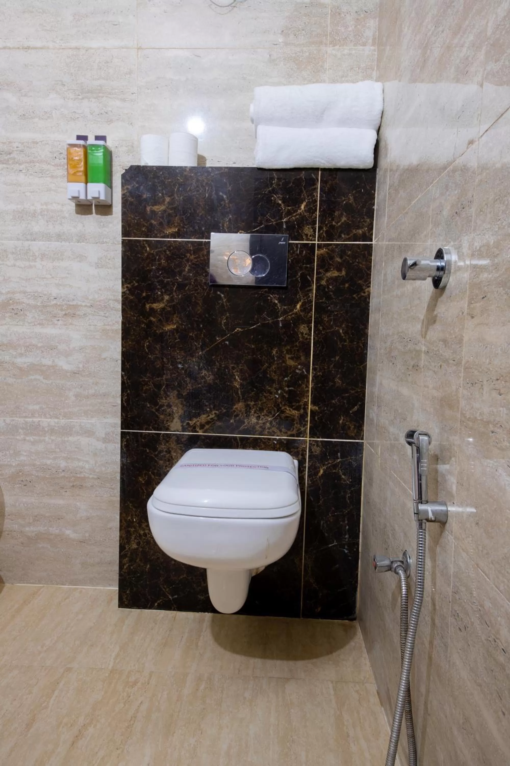 Toilet in Perfectstayz Value Dwarkesh - Hotel Near Haridwar Railway station