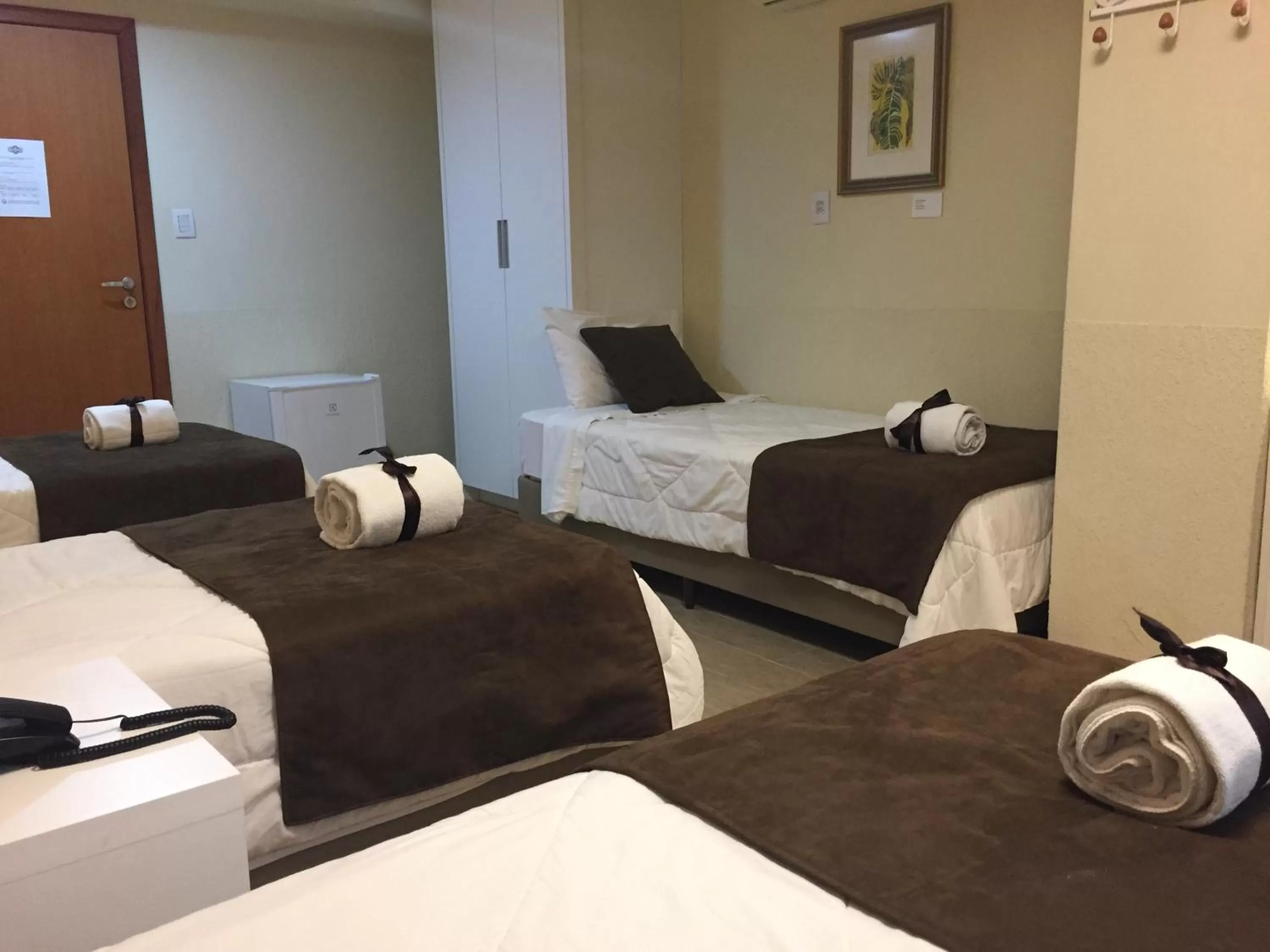 Bed in Hotel Praça da Matriz