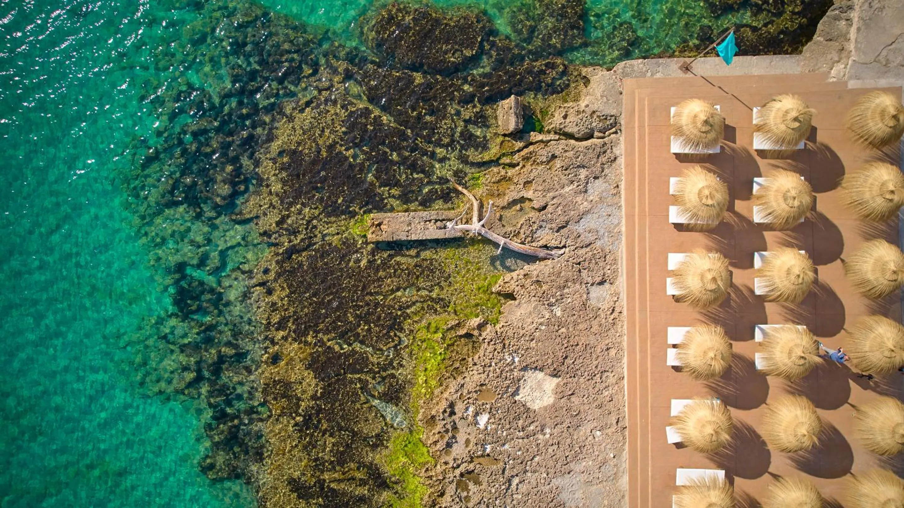 Bird's eye view in Universal Hotel Aquamarin