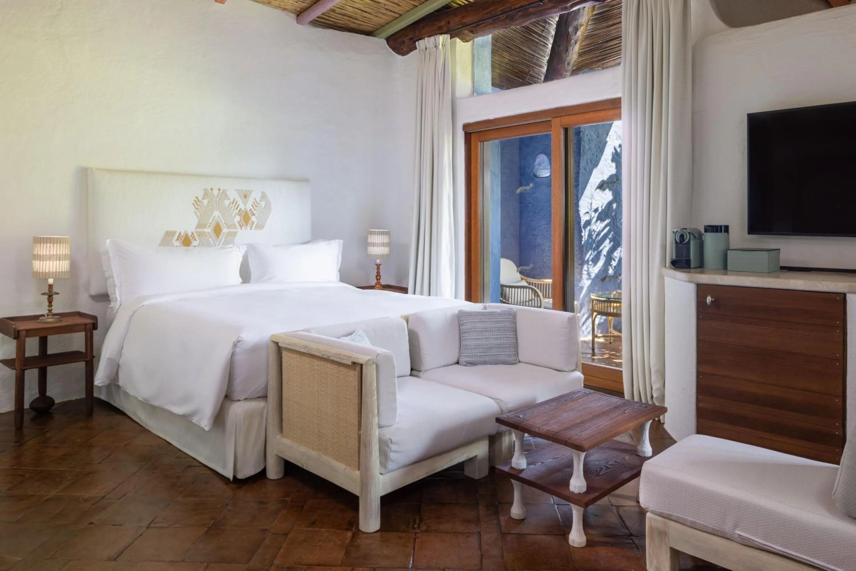 Photo of the whole room, Bed in Hotel Cala di Volpe, a Luxury Collection Hotel, Costa Smeralda
