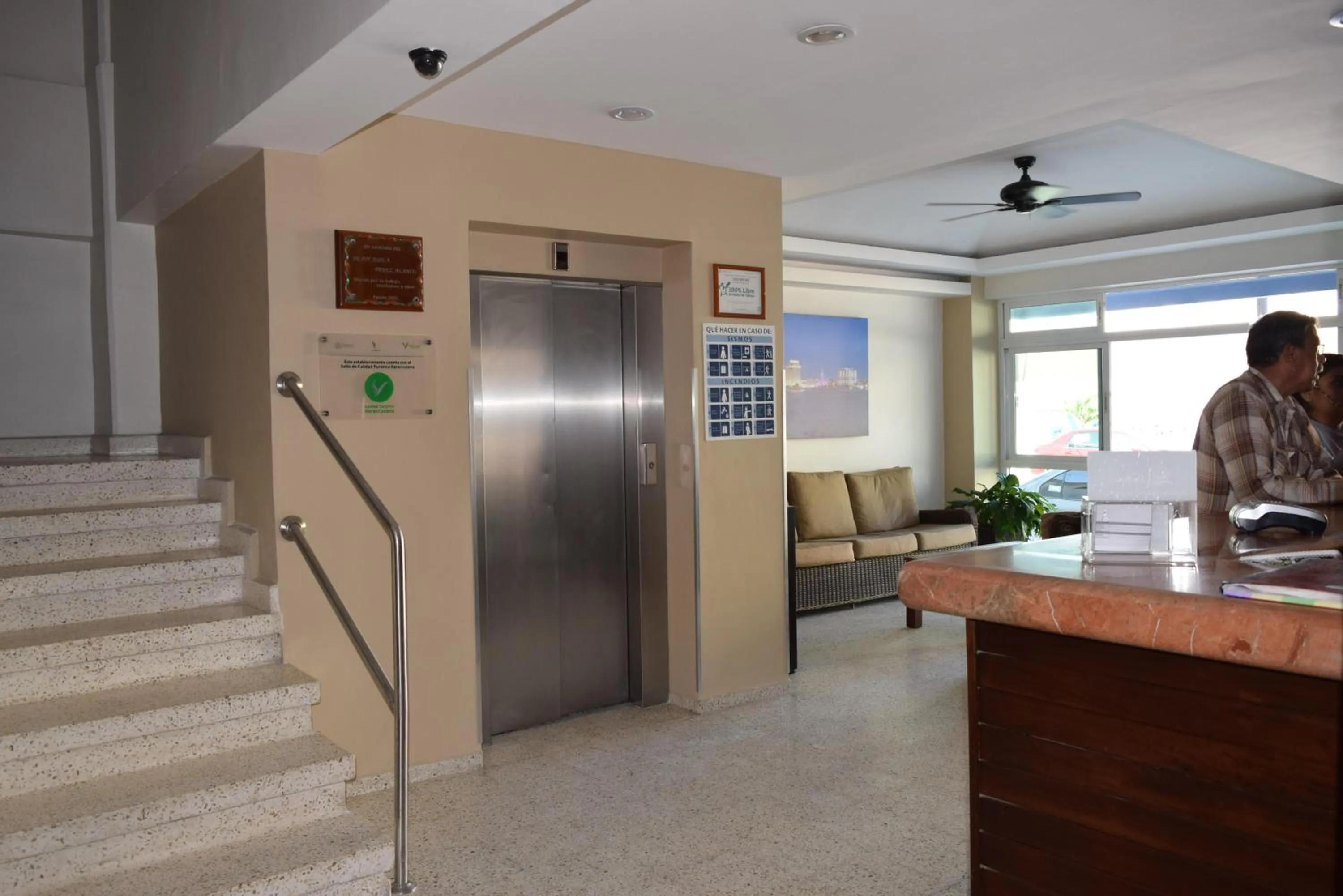 Area and facilities in Hotel Delfines - a 2 calles del Acuario Veracruz