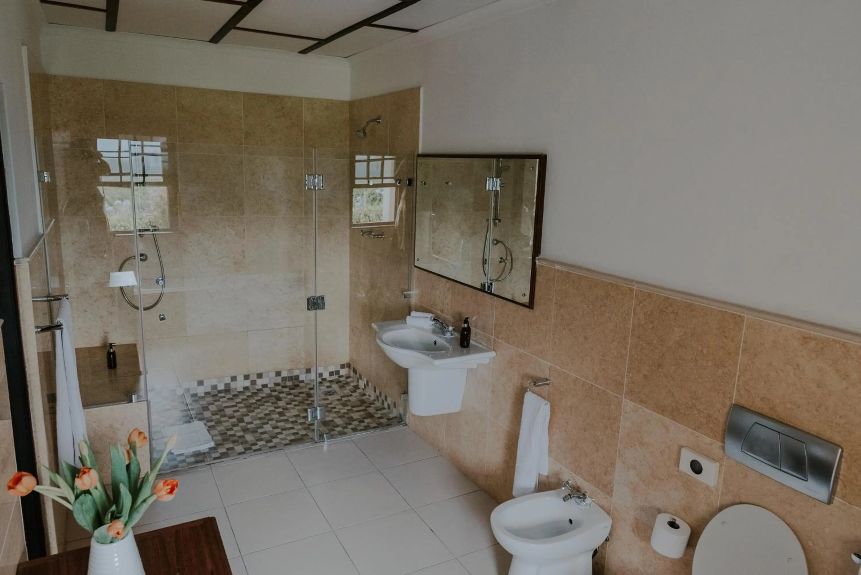 Shower in Cana Vineyard Guesthouse