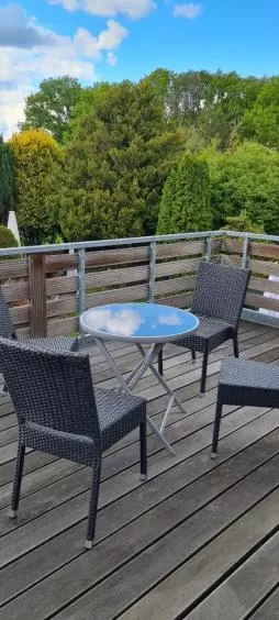 Balcony/Terrace in Hotel Zur Erholung & Restaurant Amme's Landhaus
