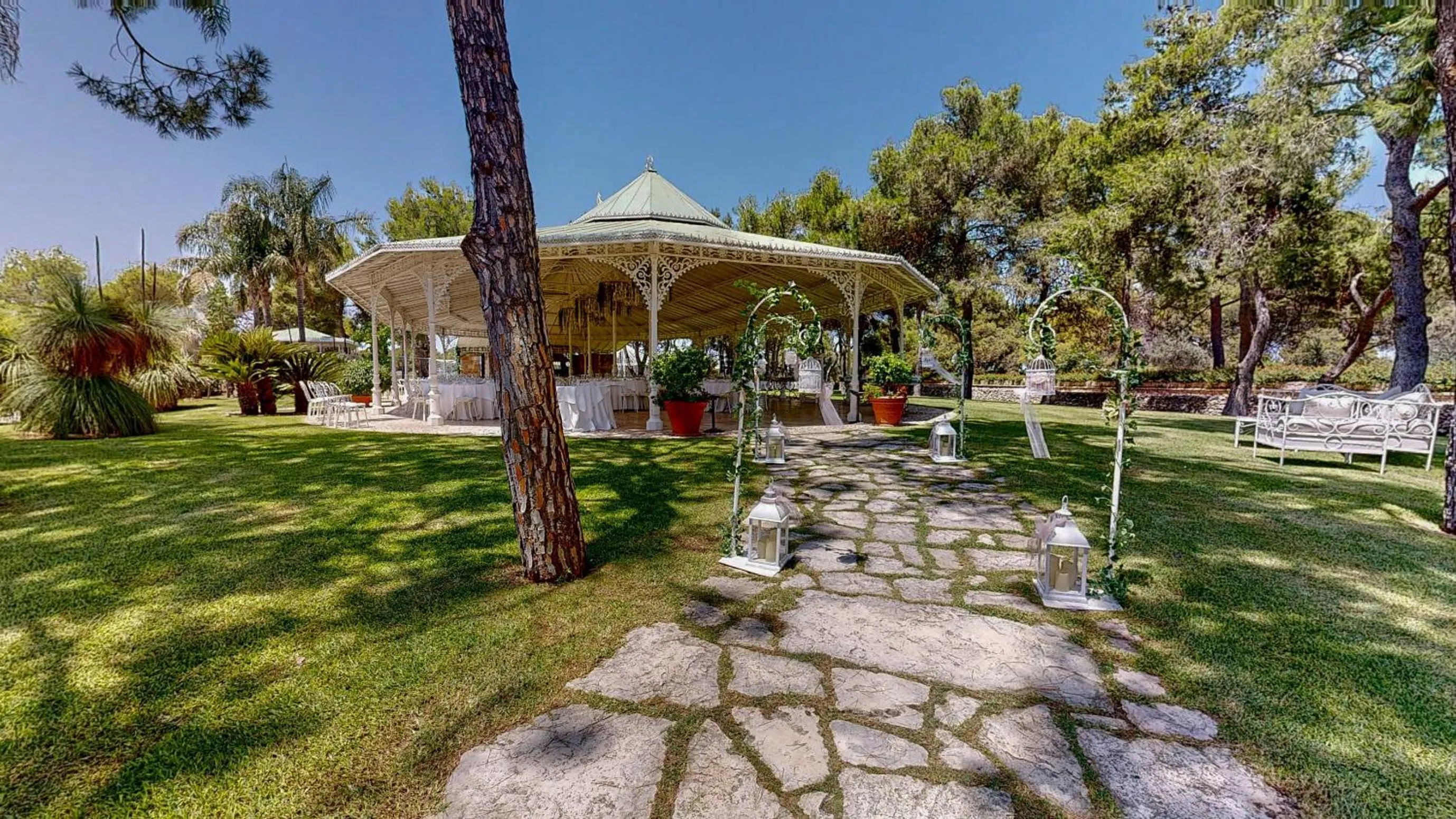 Garden in Relais Reggia Domizia