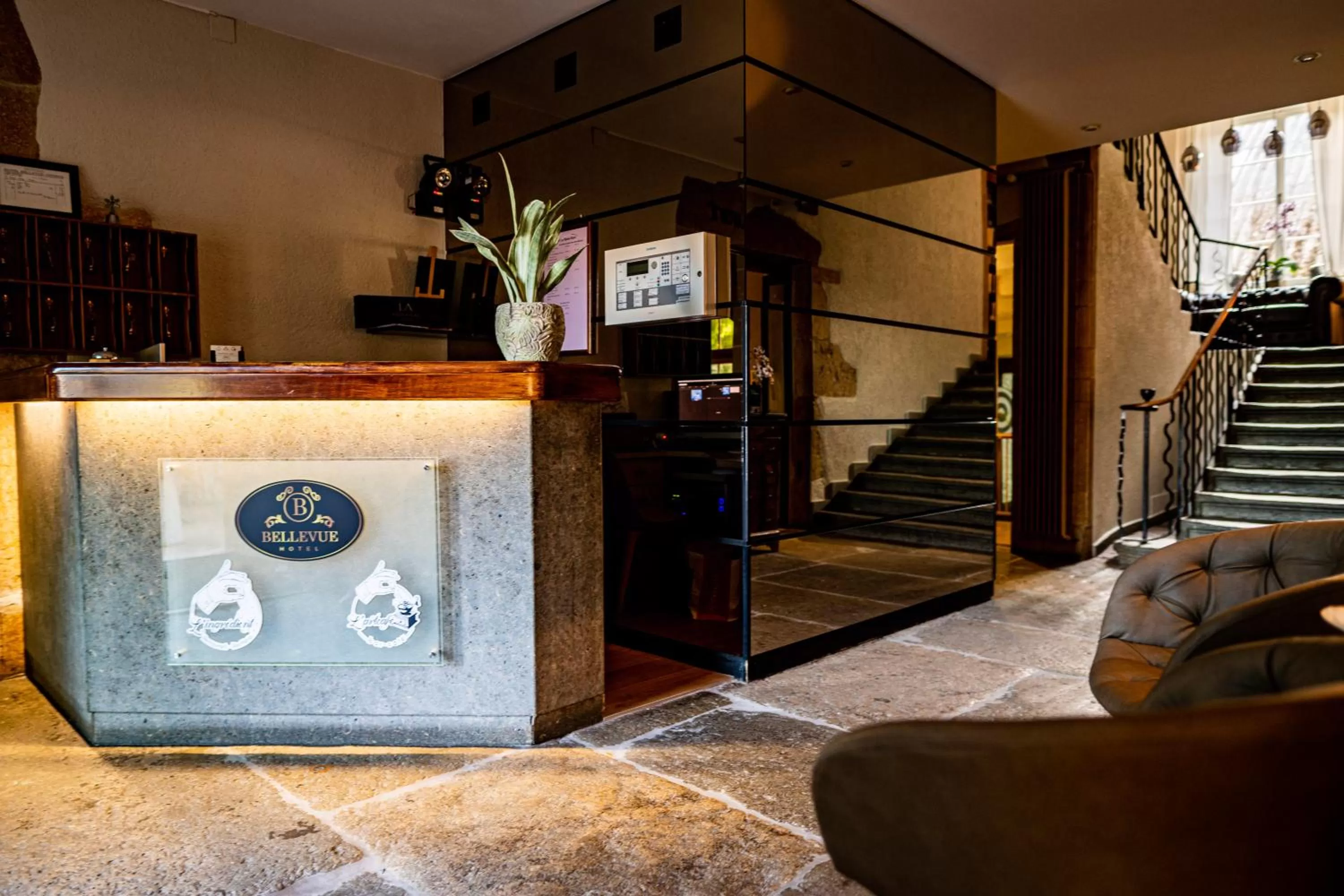 Lobby or reception, Lobby/Reception in Hôtel Restaurant Bellevue