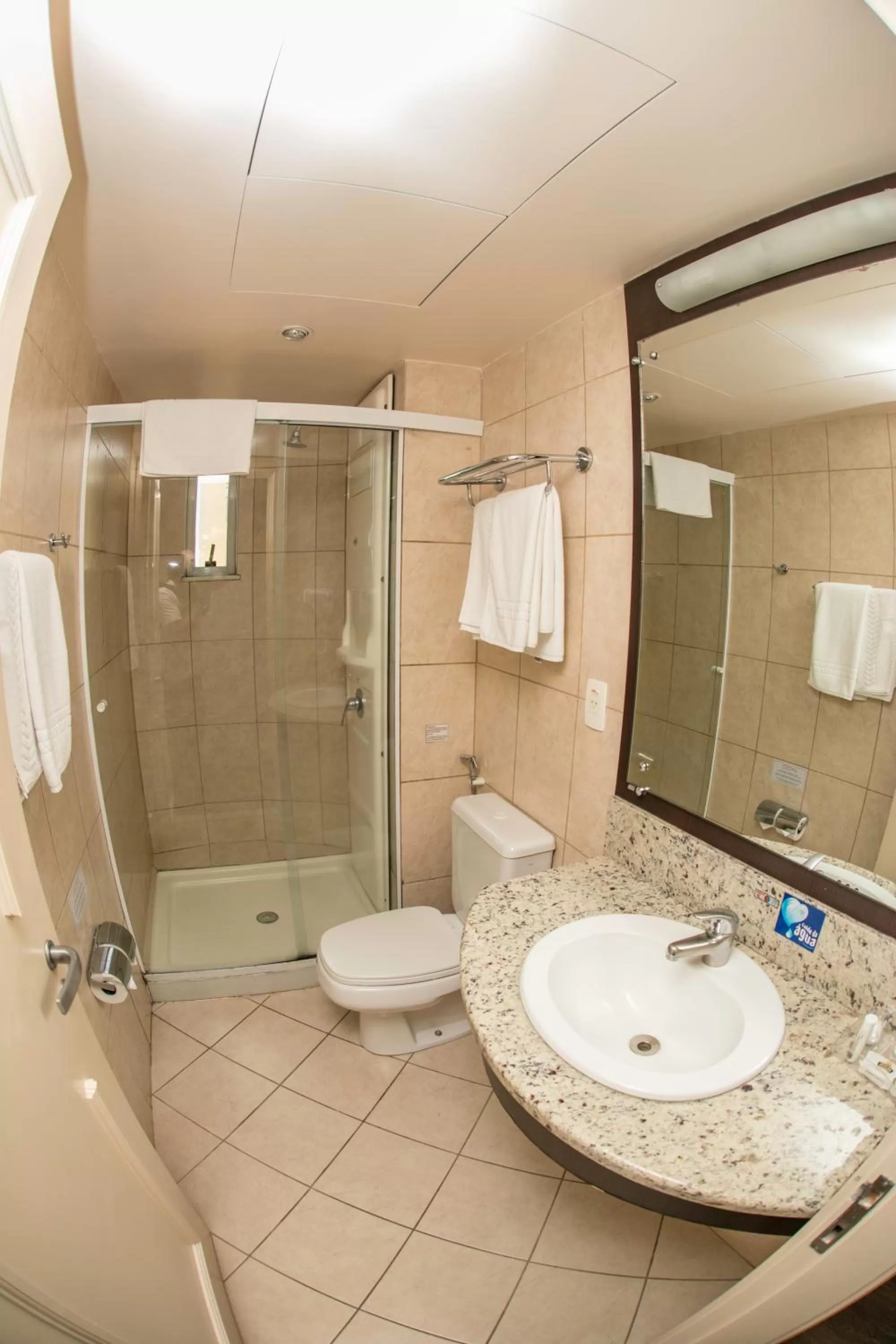 Bathroom in Dall’Onder Vittoria Hotel Bento Gonçalves