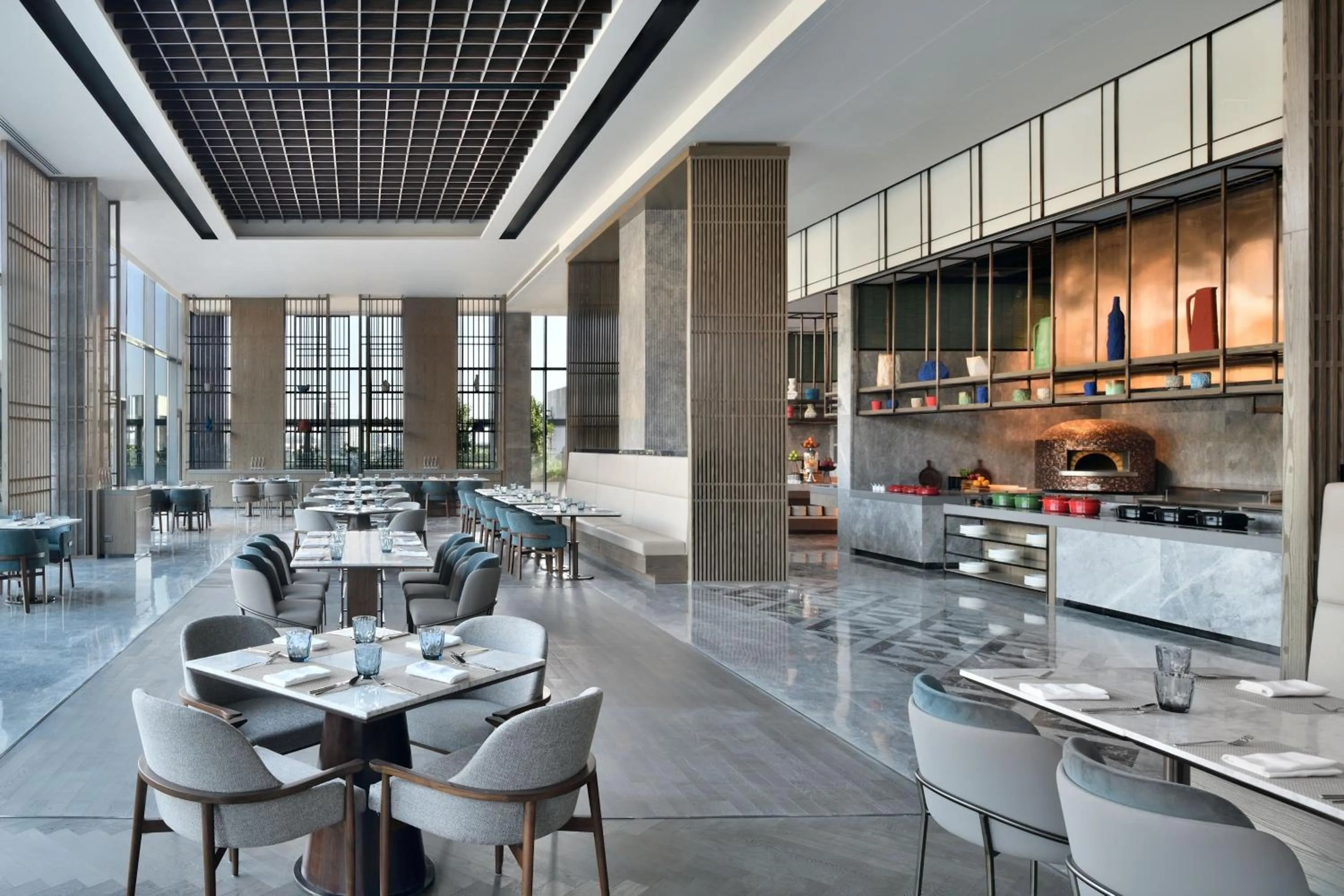 Restaurant/places to eat in Marriott Executive Apartments Navi Mumbai