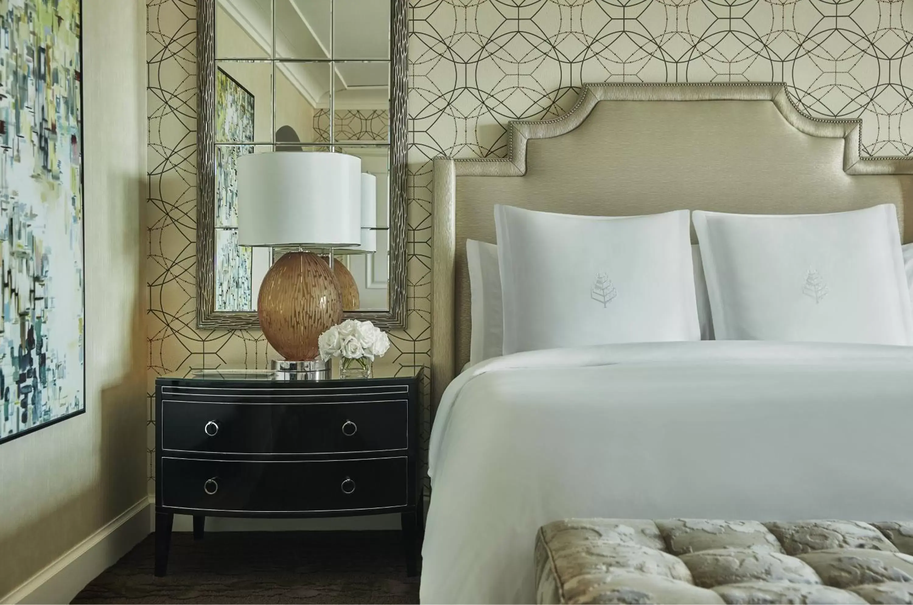 Strip View Accessible Room with roll-in shower in Four Seasons Hotel Las Vegas Strip View Accessible Room with roll-in shower in Four Seasons Hotel Las Vegas