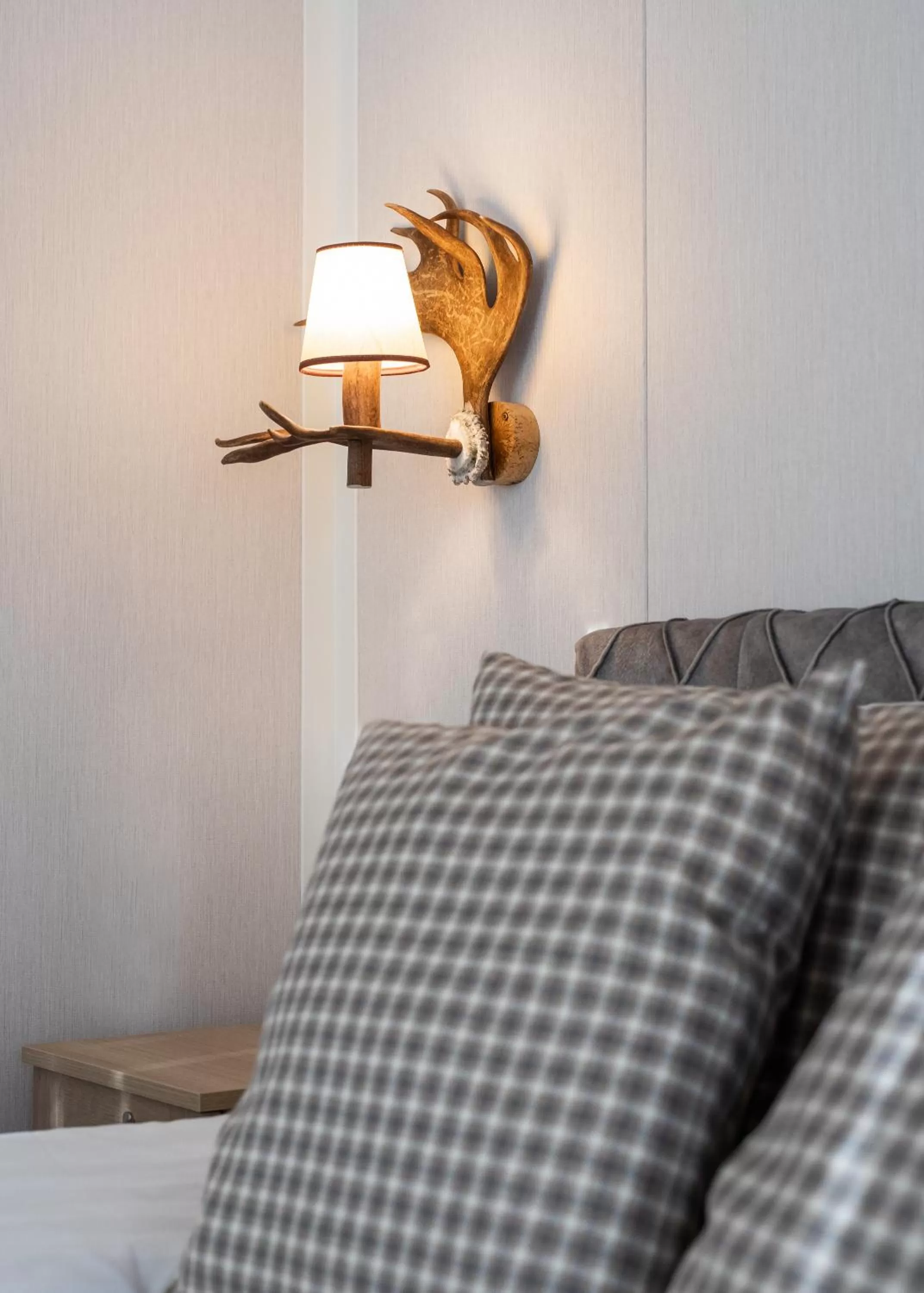 Decorative detail, Bed in Santa Claus Holiday Village