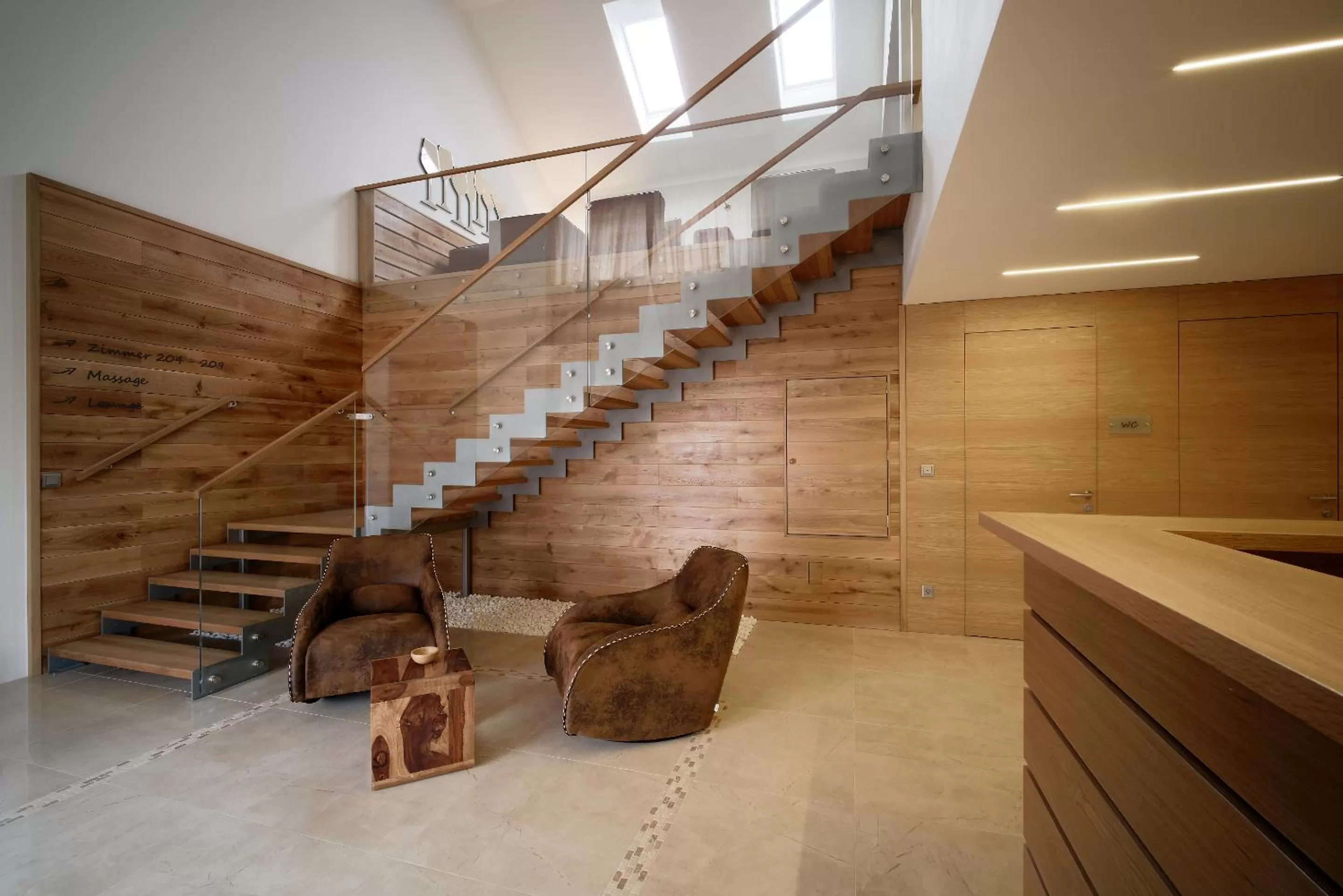 Lobby or reception in Pension Laa Natura