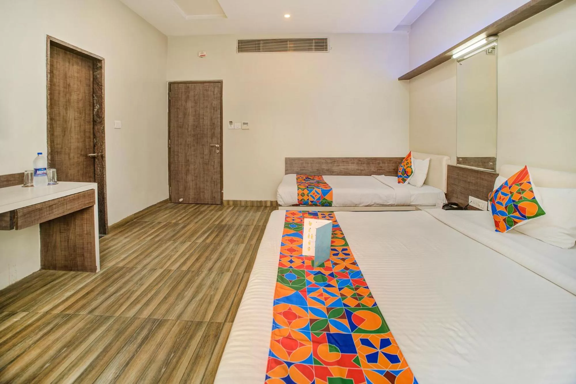 Bedroom, Bed in FabHotel Bee Town