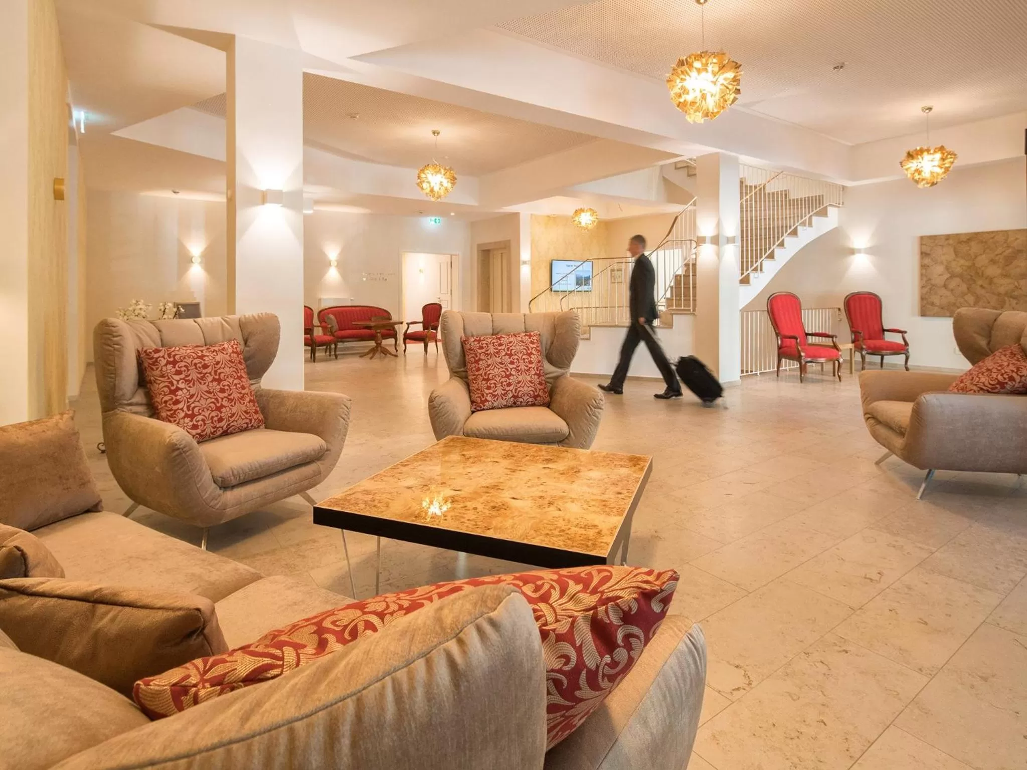 Lobby or reception in Hotel Landhaus Ammann