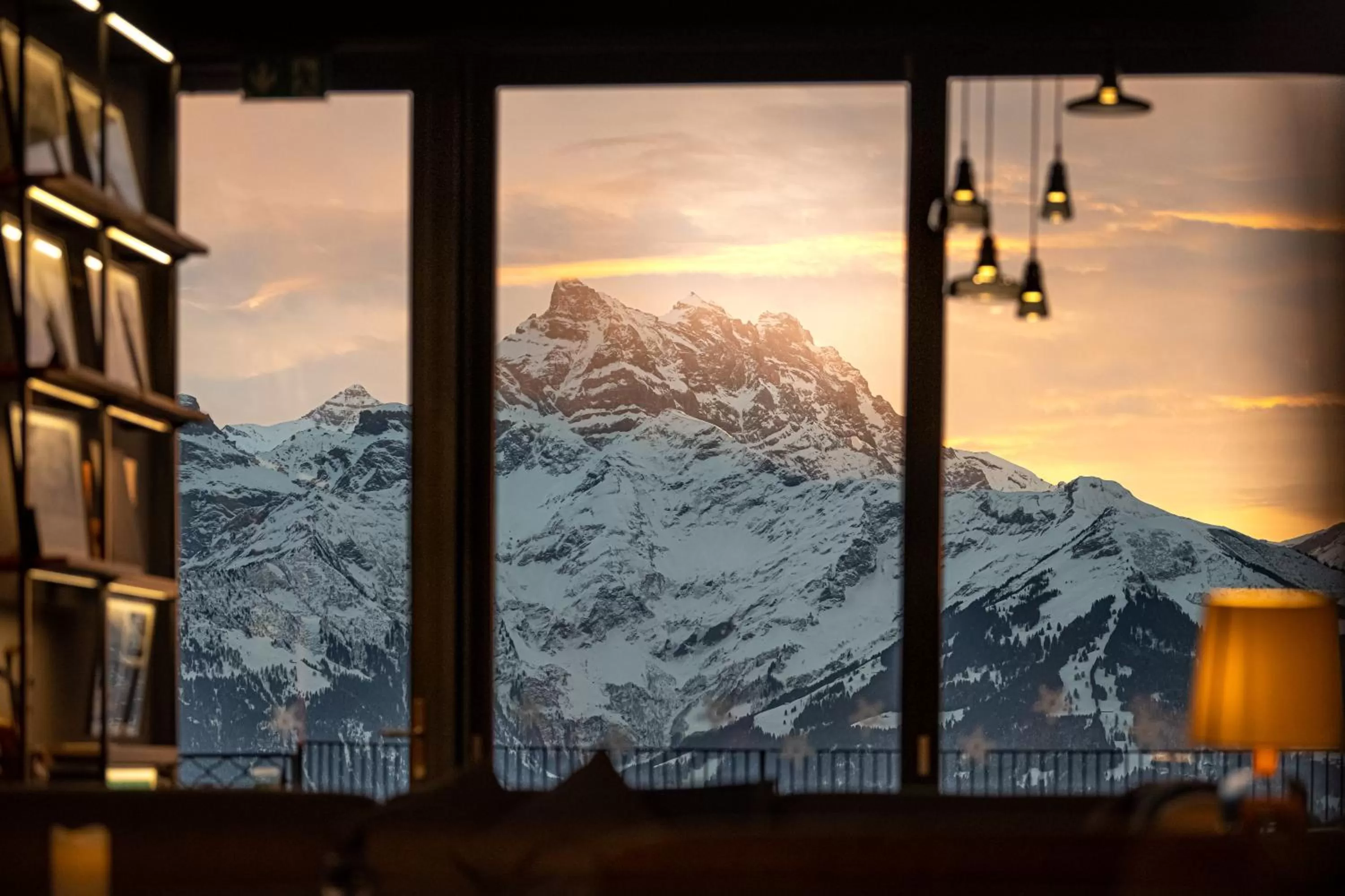 Mountain view in Villars Palace
