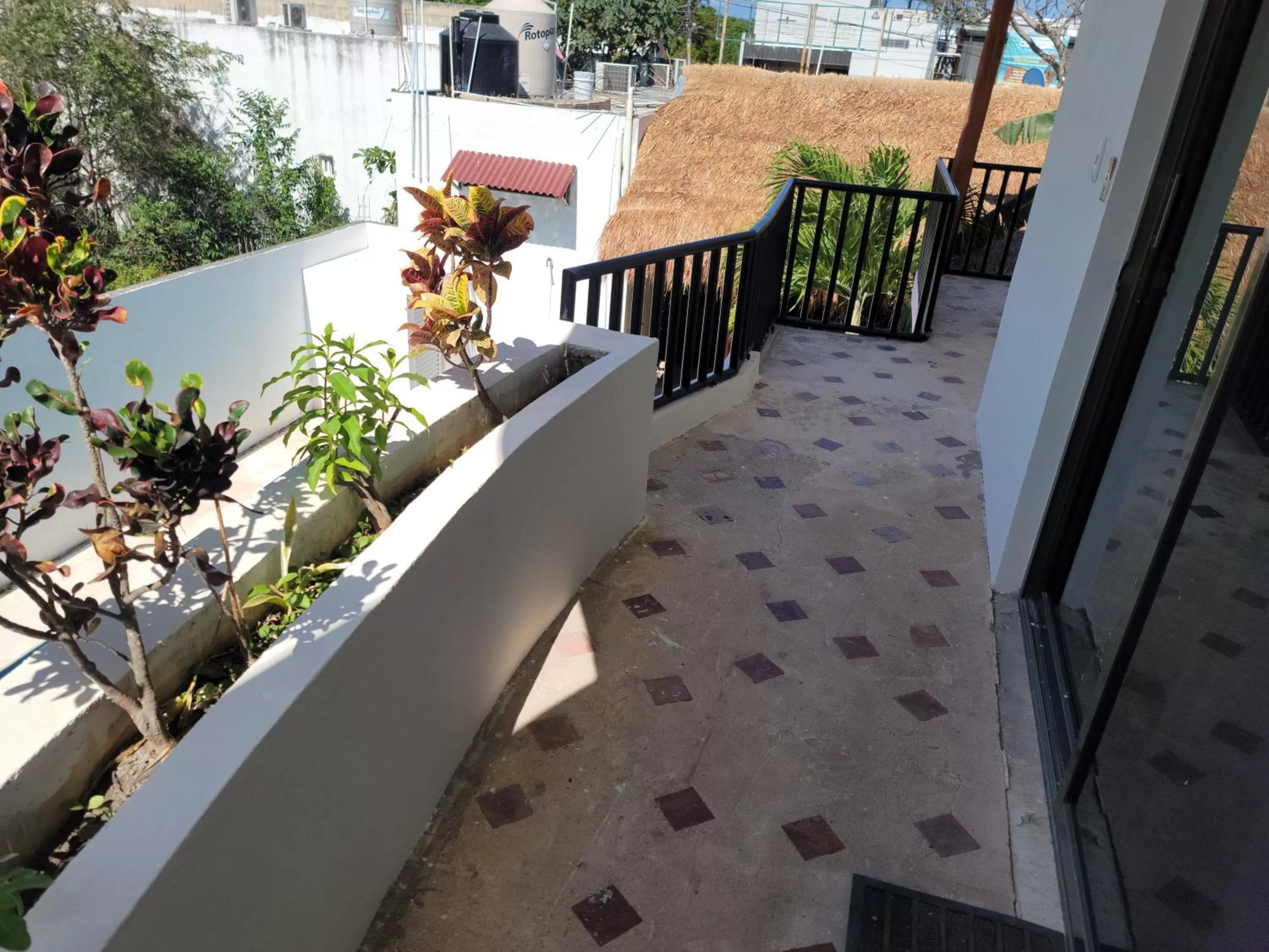 Balcony/Terrace in hotel stella maris tulum