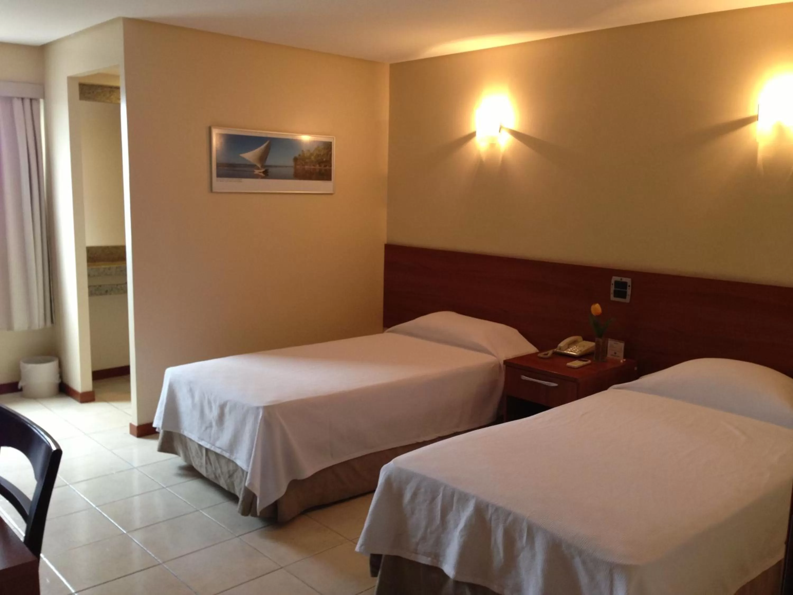 Bed in Costa do Mar Hotel