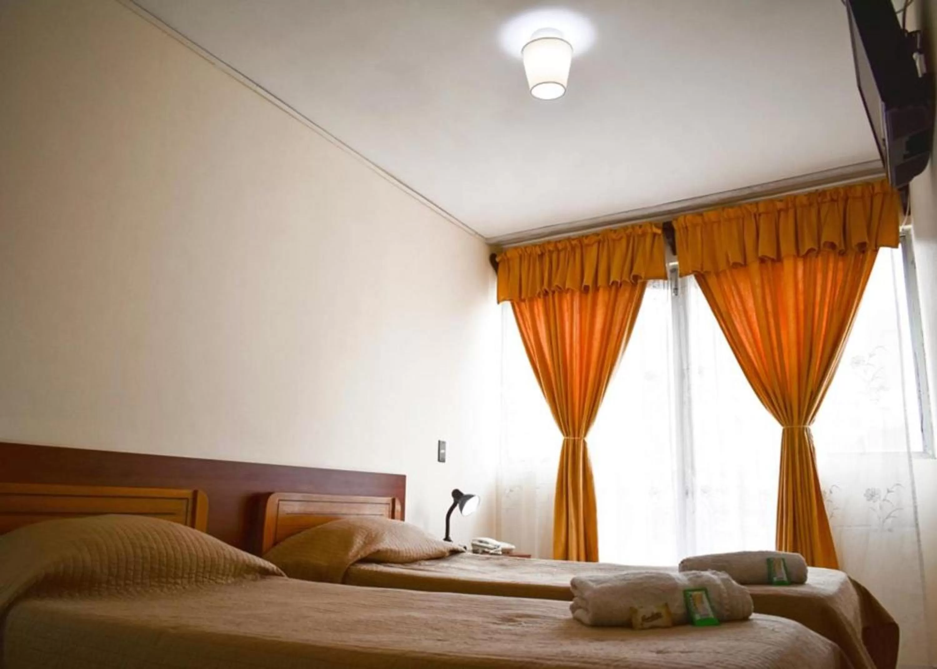 Bed in Hotel Plaza Colon