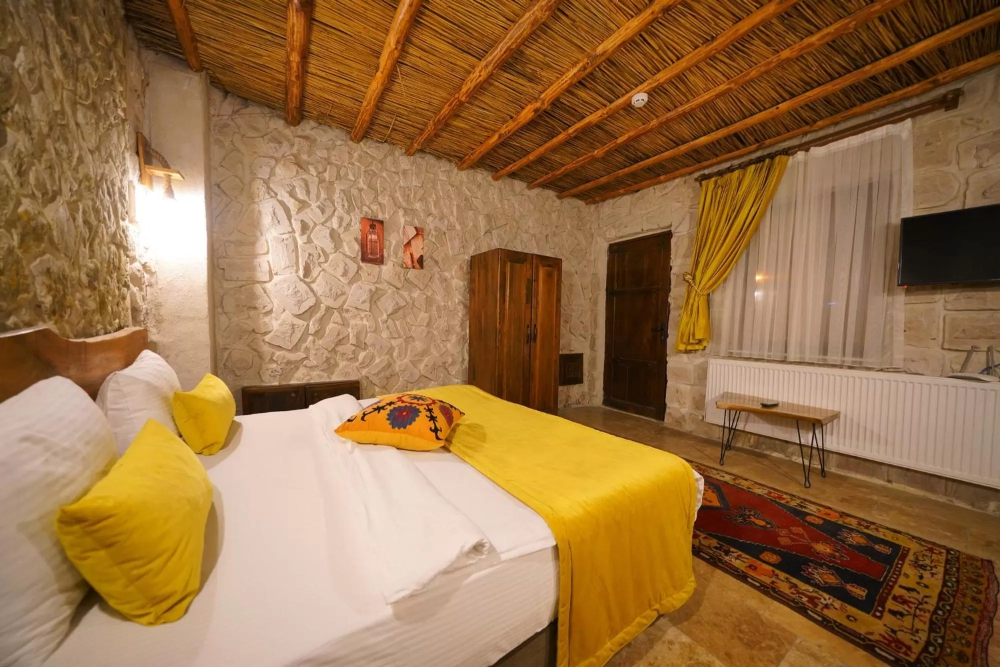 Bedroom, Bed in Cappadocia Nar Cave House & Swimming Pool
