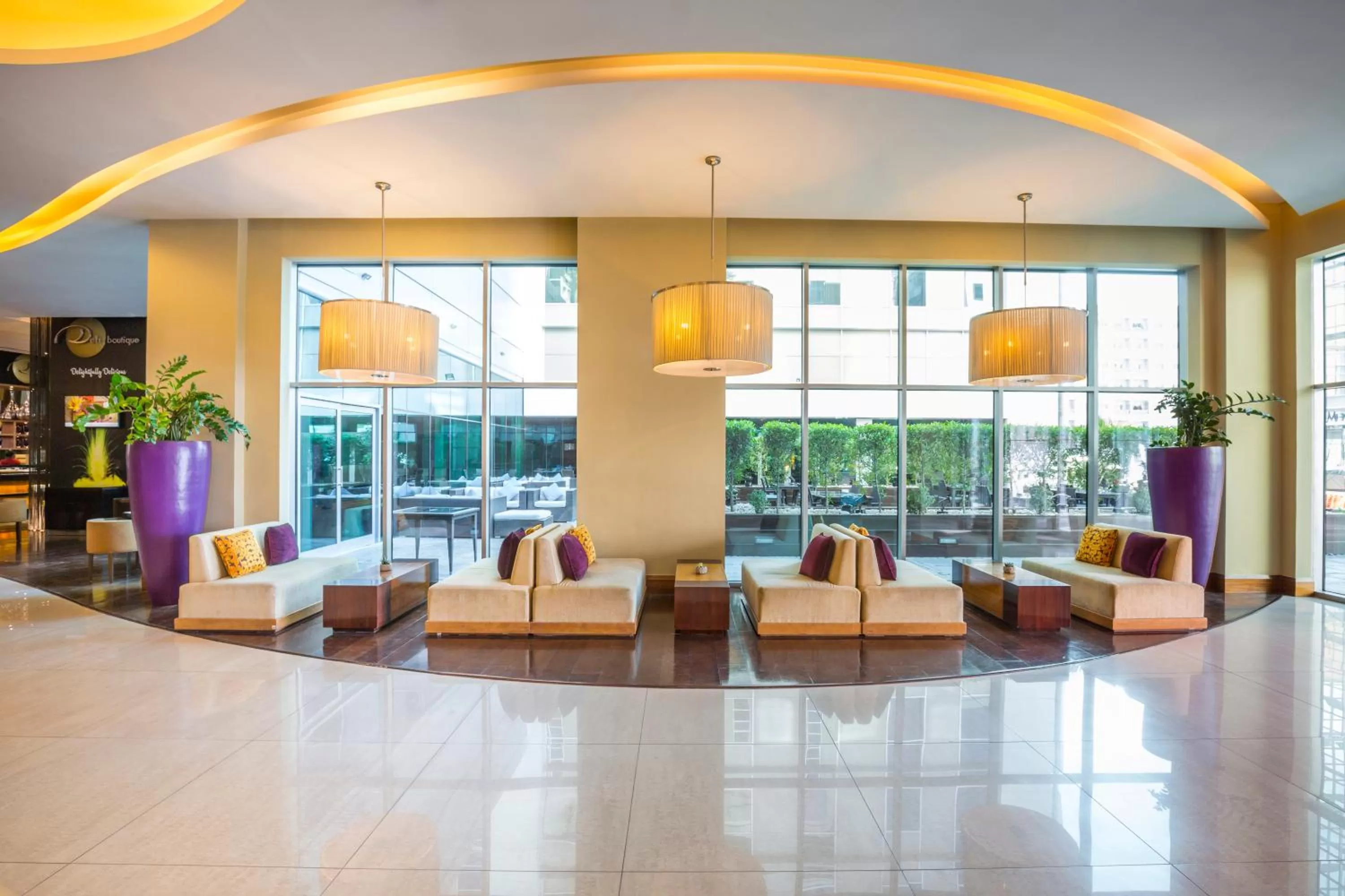 Lobby or reception in Novotel Suites Mall Avenue Dubai