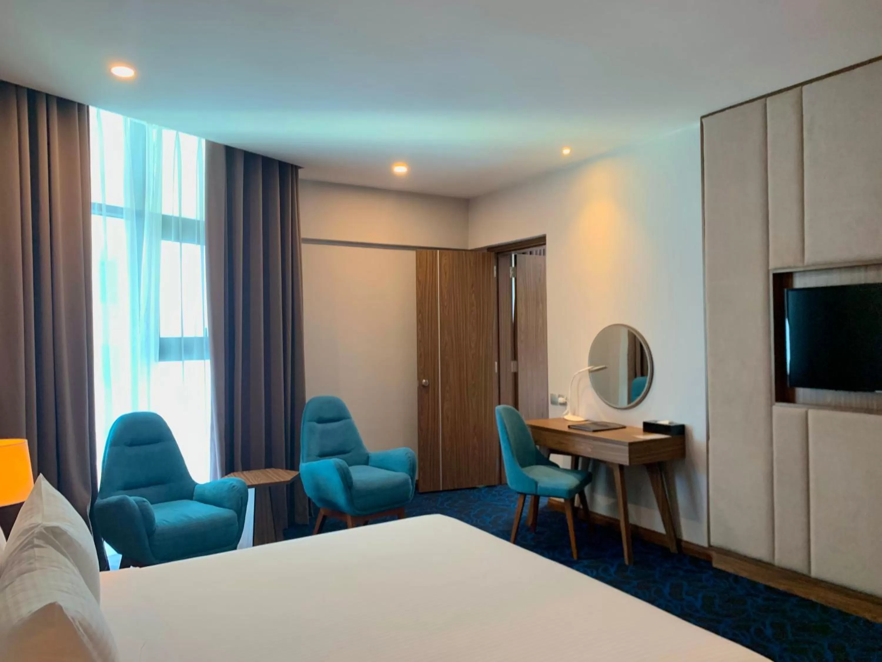 Bedroom, Bed in Muong Thanh Luxury Vien Trieu Nha Trang