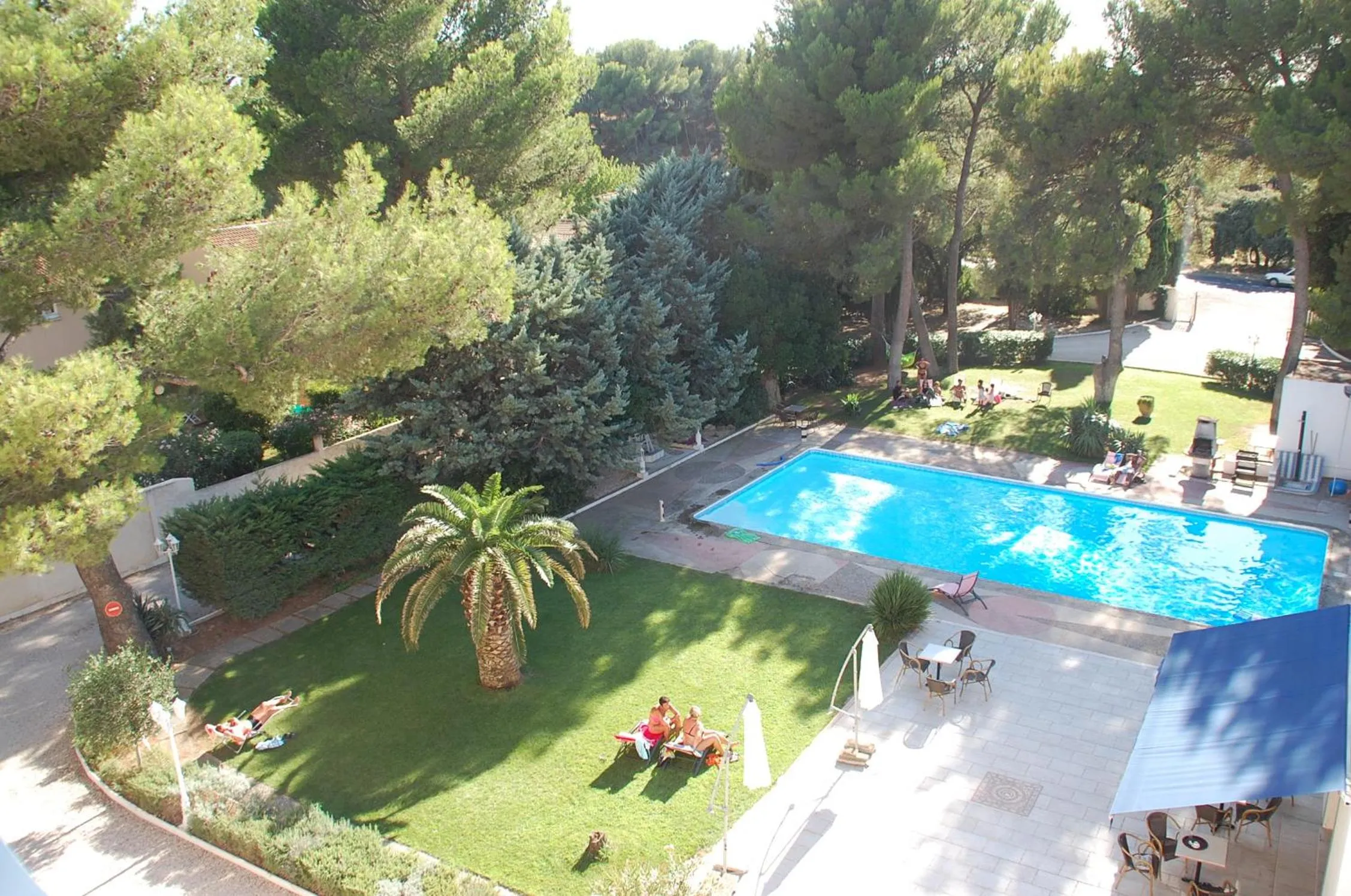 Bird's eye view in Cit'Hotel Le Mirage