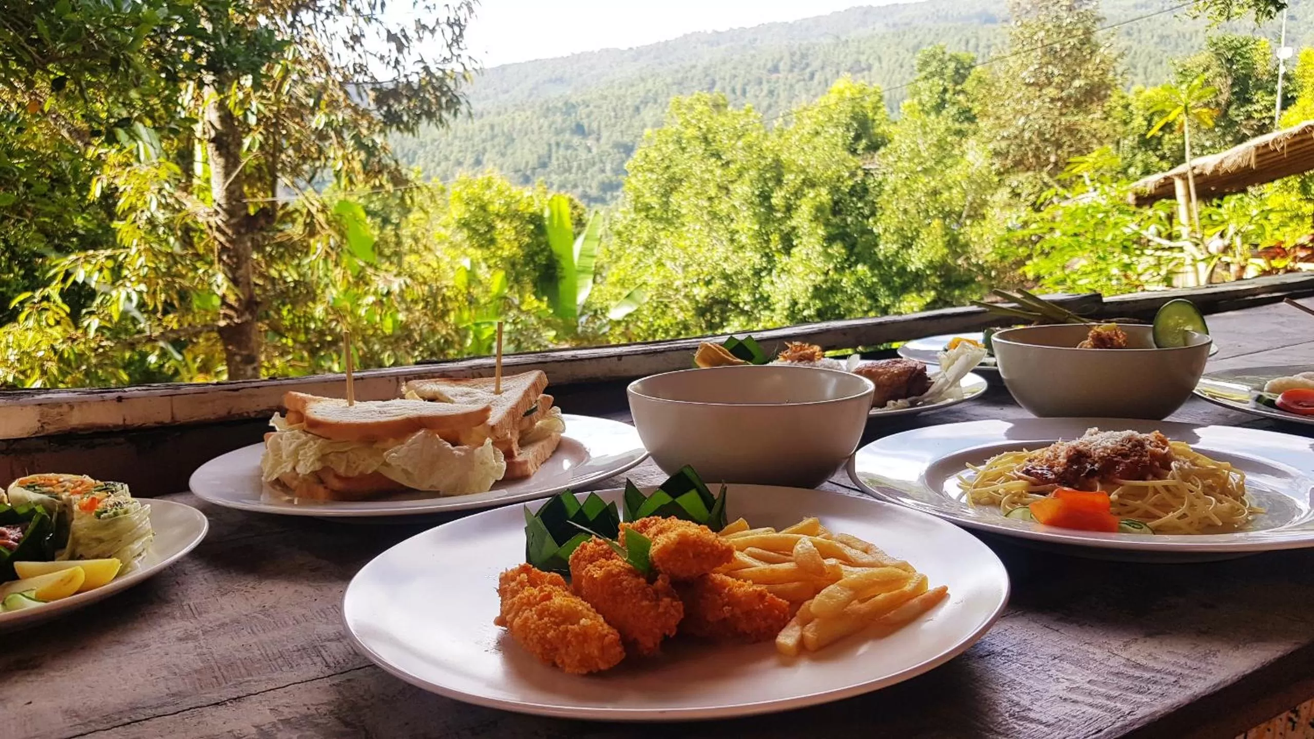 Breakfast in Swar Bali Lodge