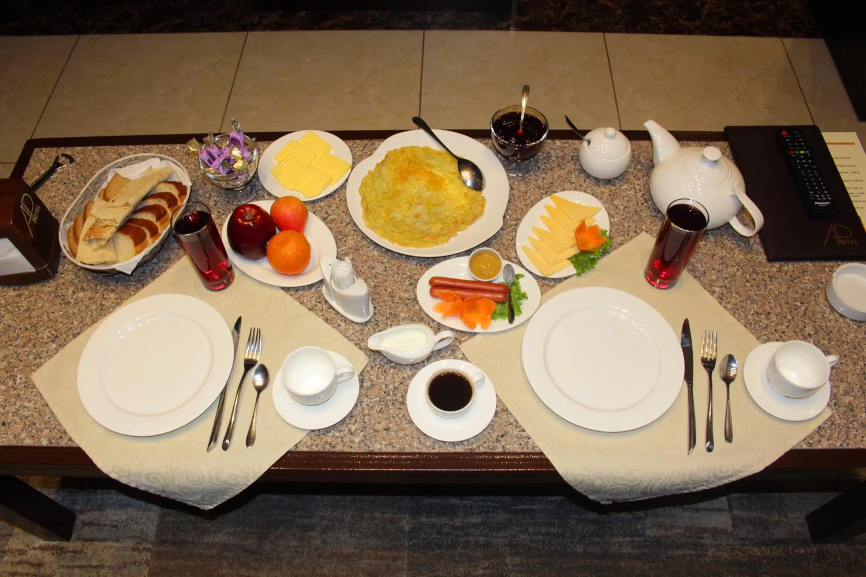 Breakfast in Avan Plaza Hotel