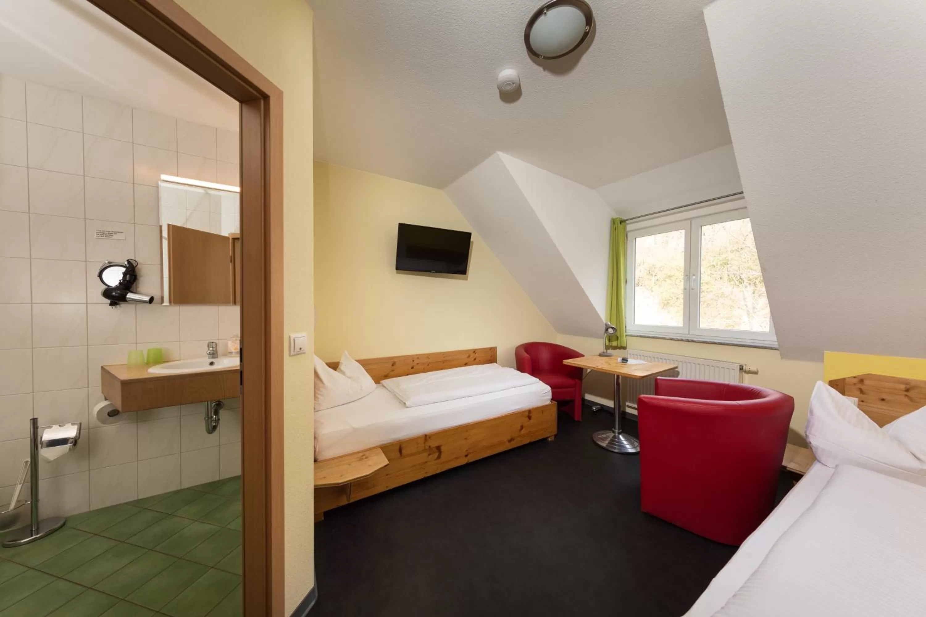 Bed in Hotel Demling