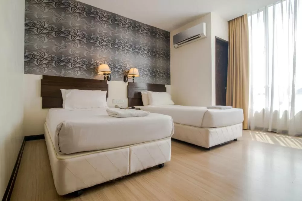 View (from property/room), Bed in De' Garden Hotel, Butterworth