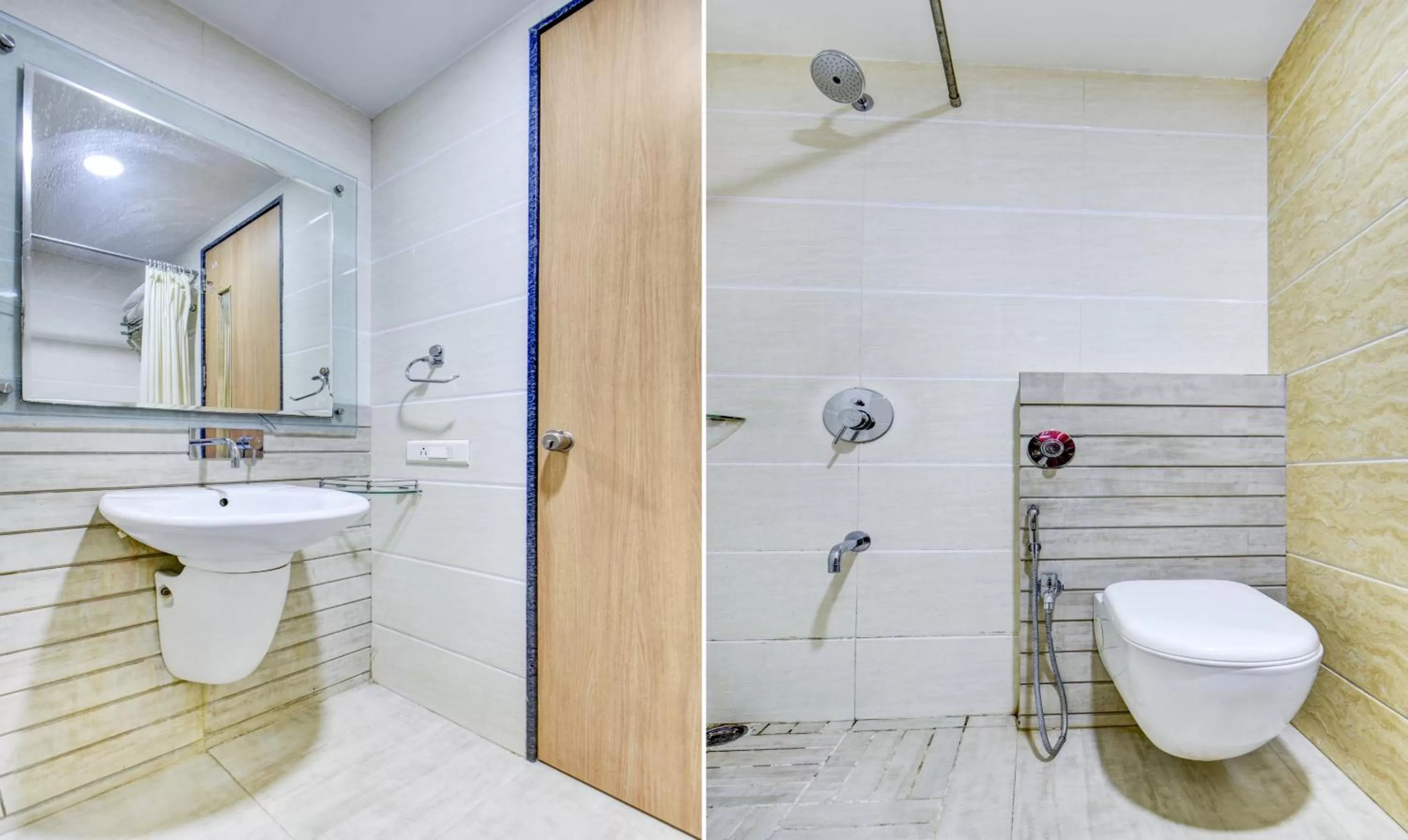 Bathroom in Treebo Trend Admiral Suites New Usmanpura