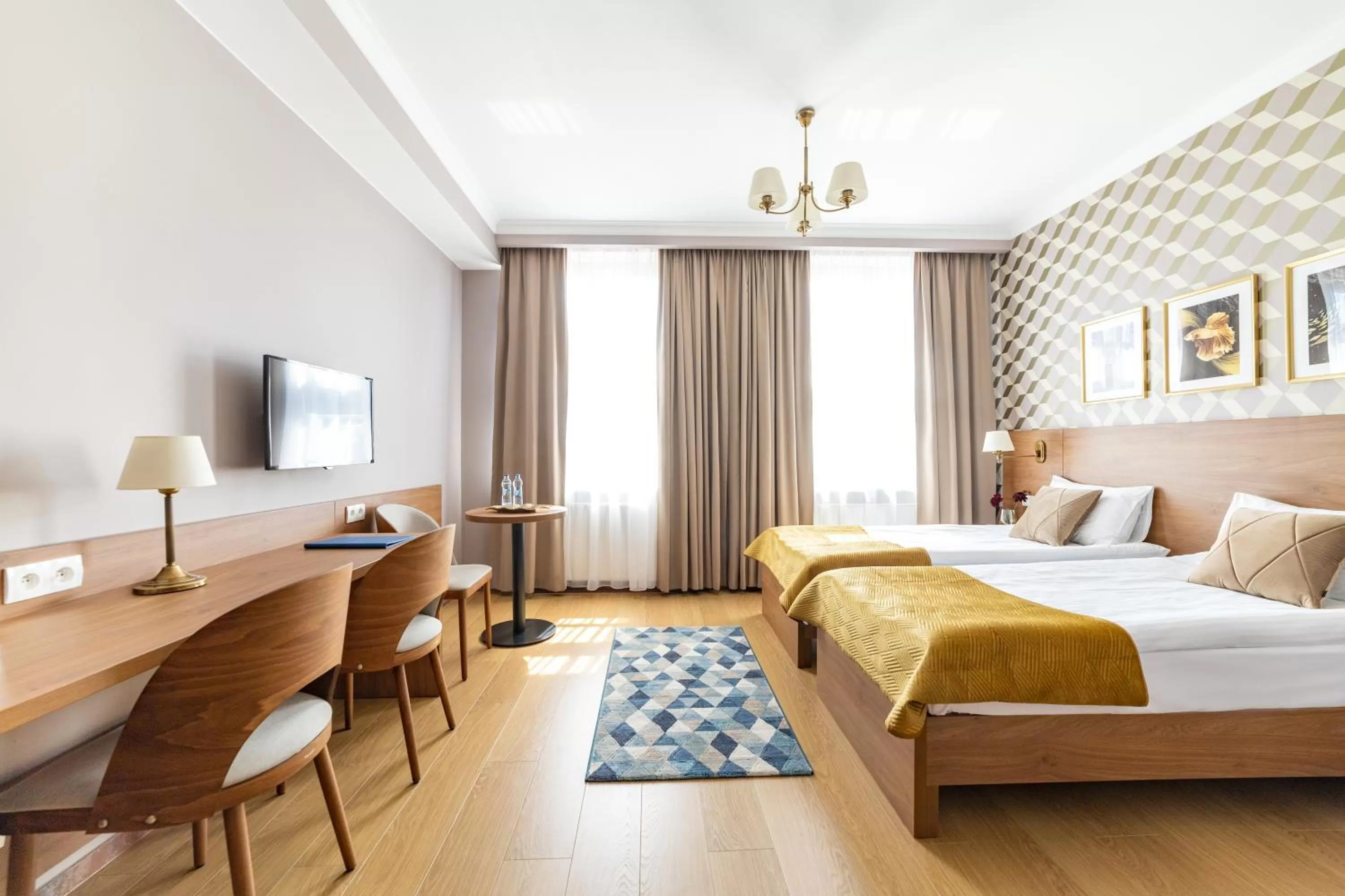 Photo of the whole room, Bed in Portal House Apartments