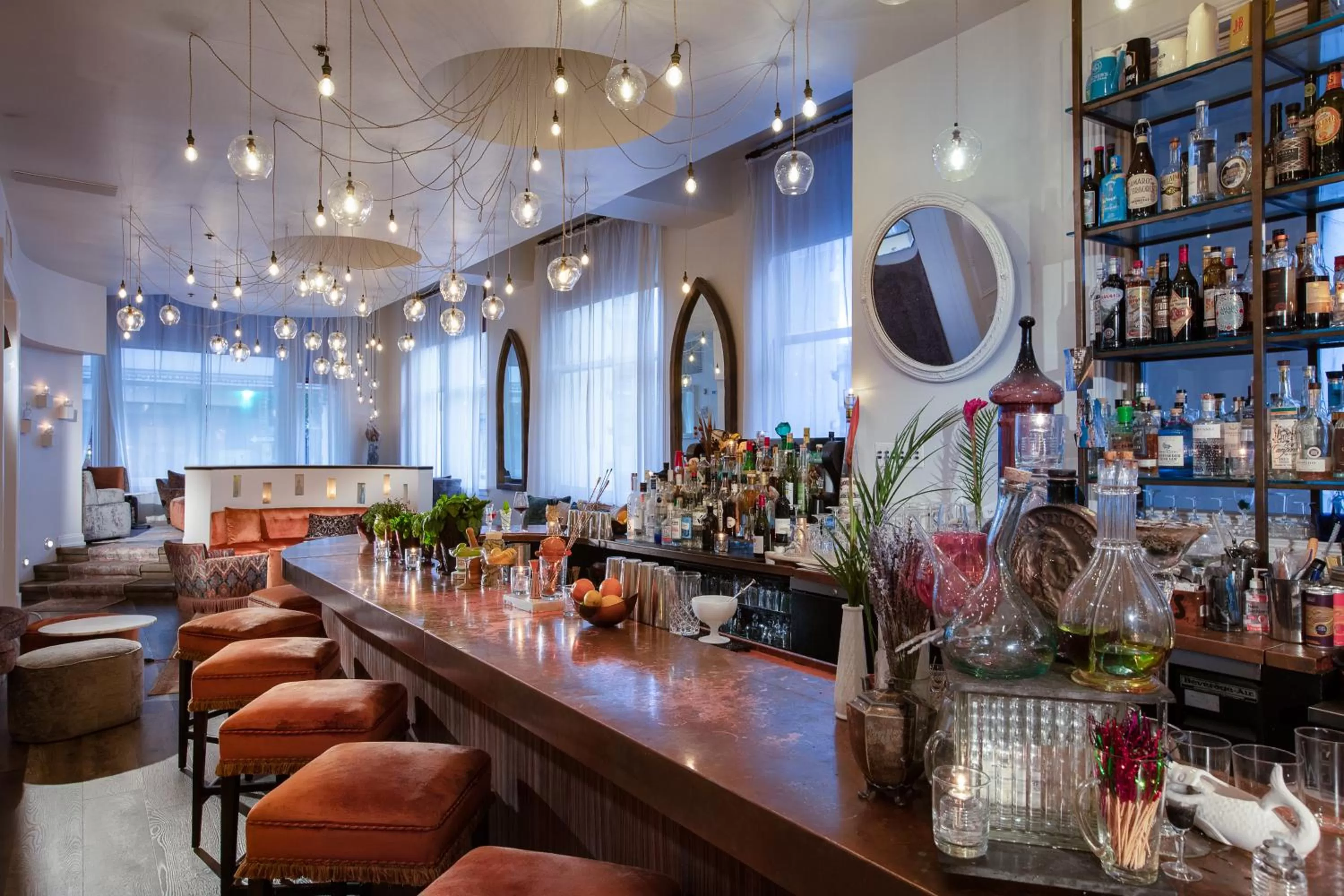 Lounge or bar in International House Hotel