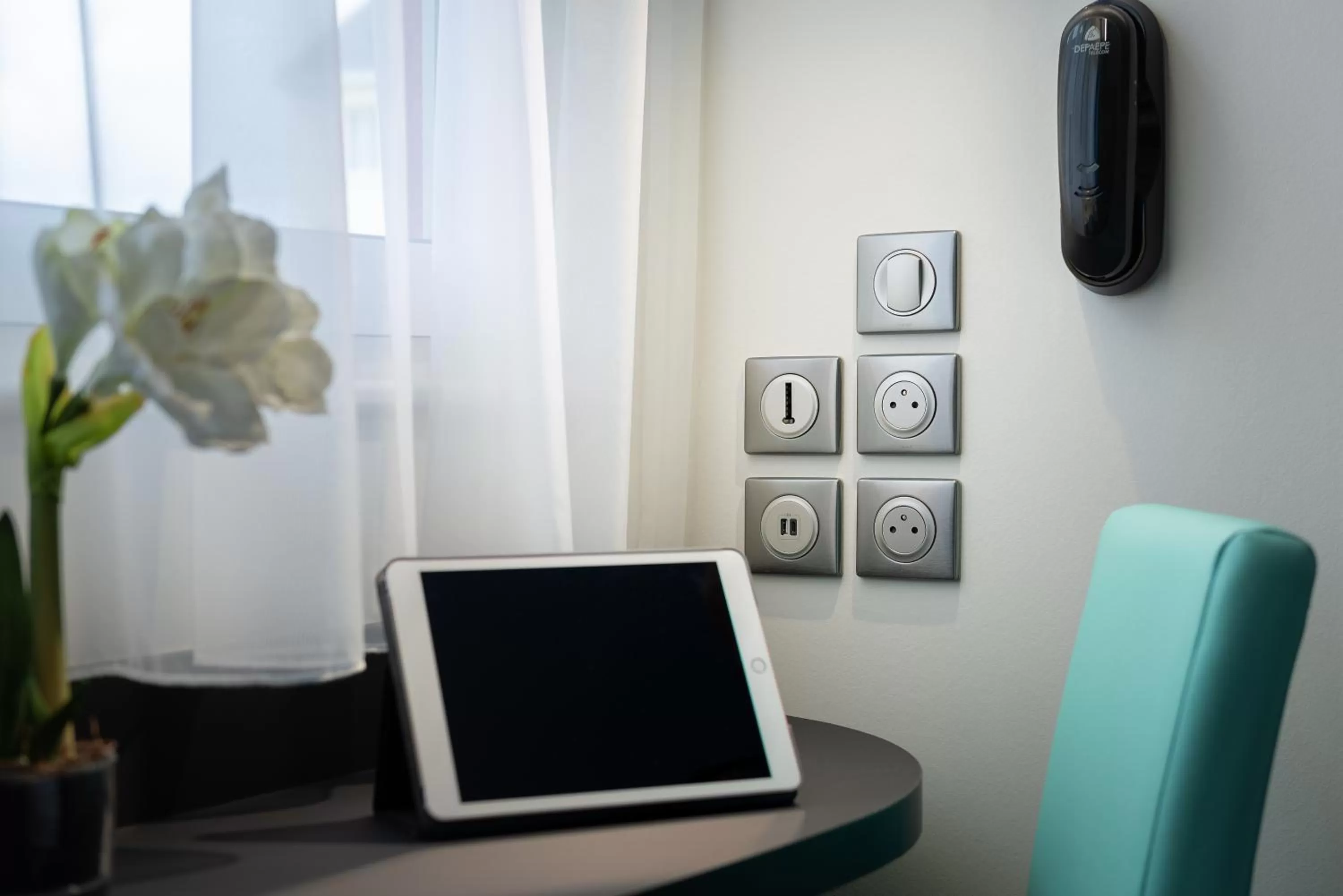 Decorative detail in Zenith Hotel Caen