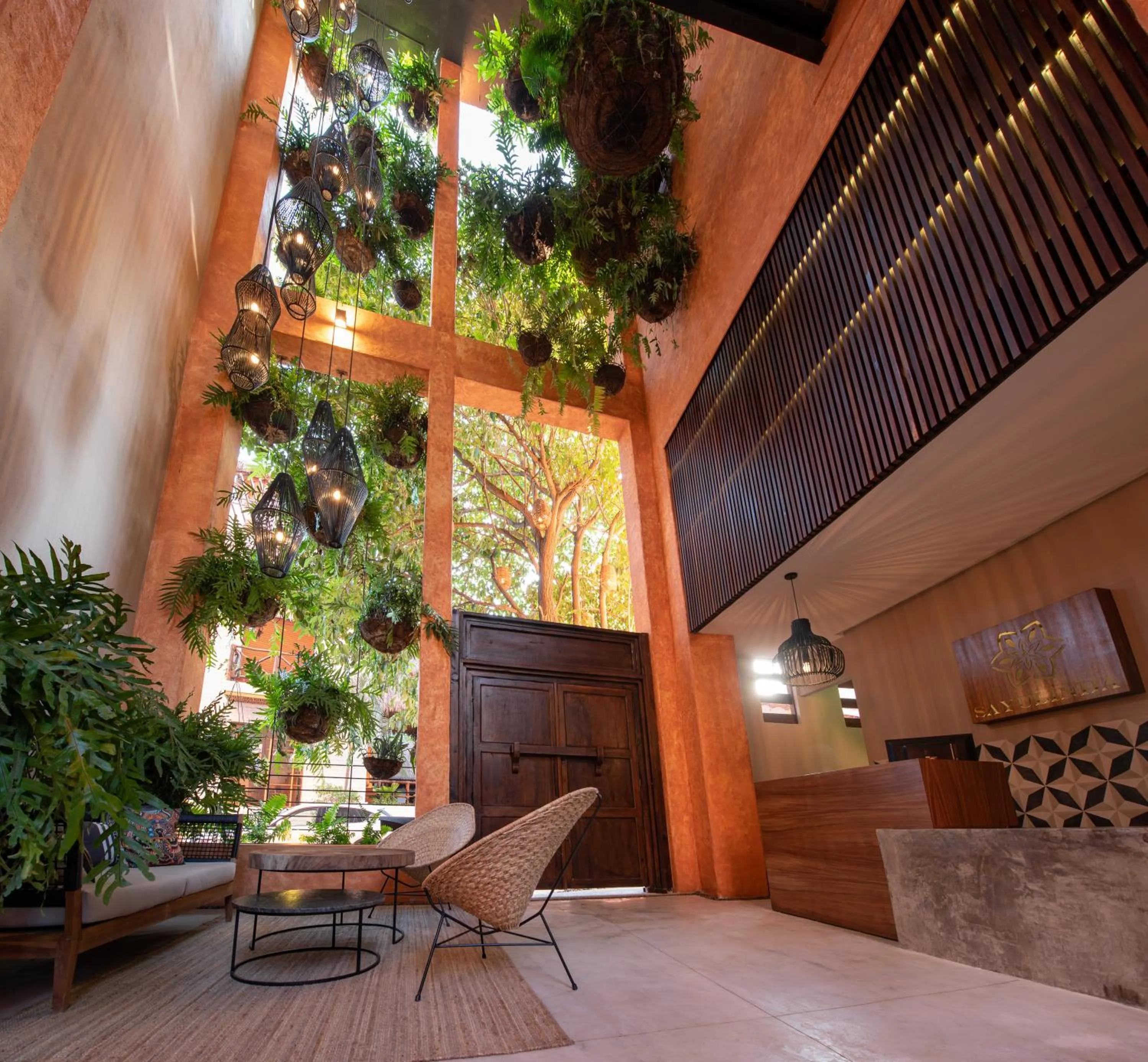 Lobby or reception in Sayulinda Hotel