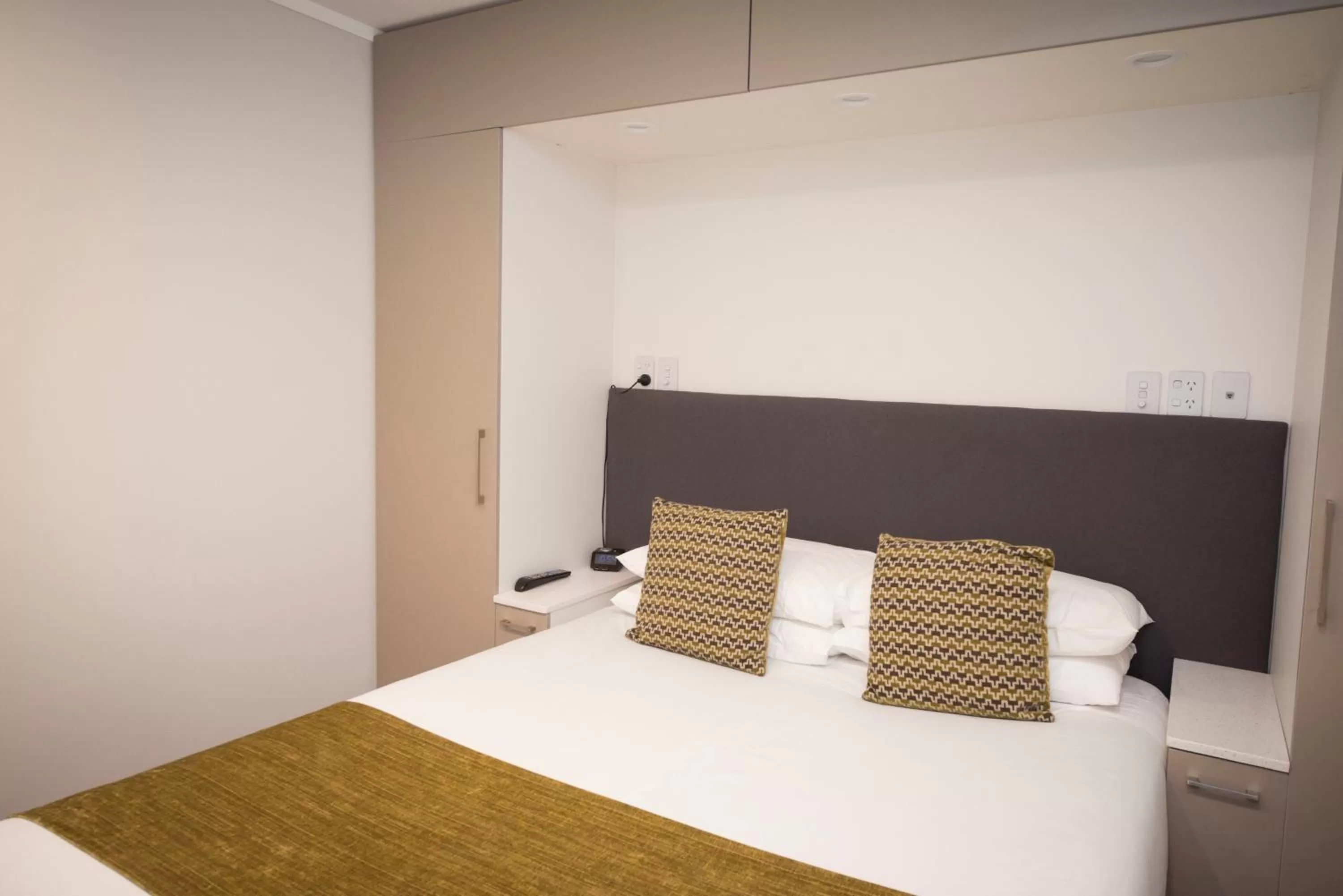 Bed in Quest on Johnston Serviced Apartments