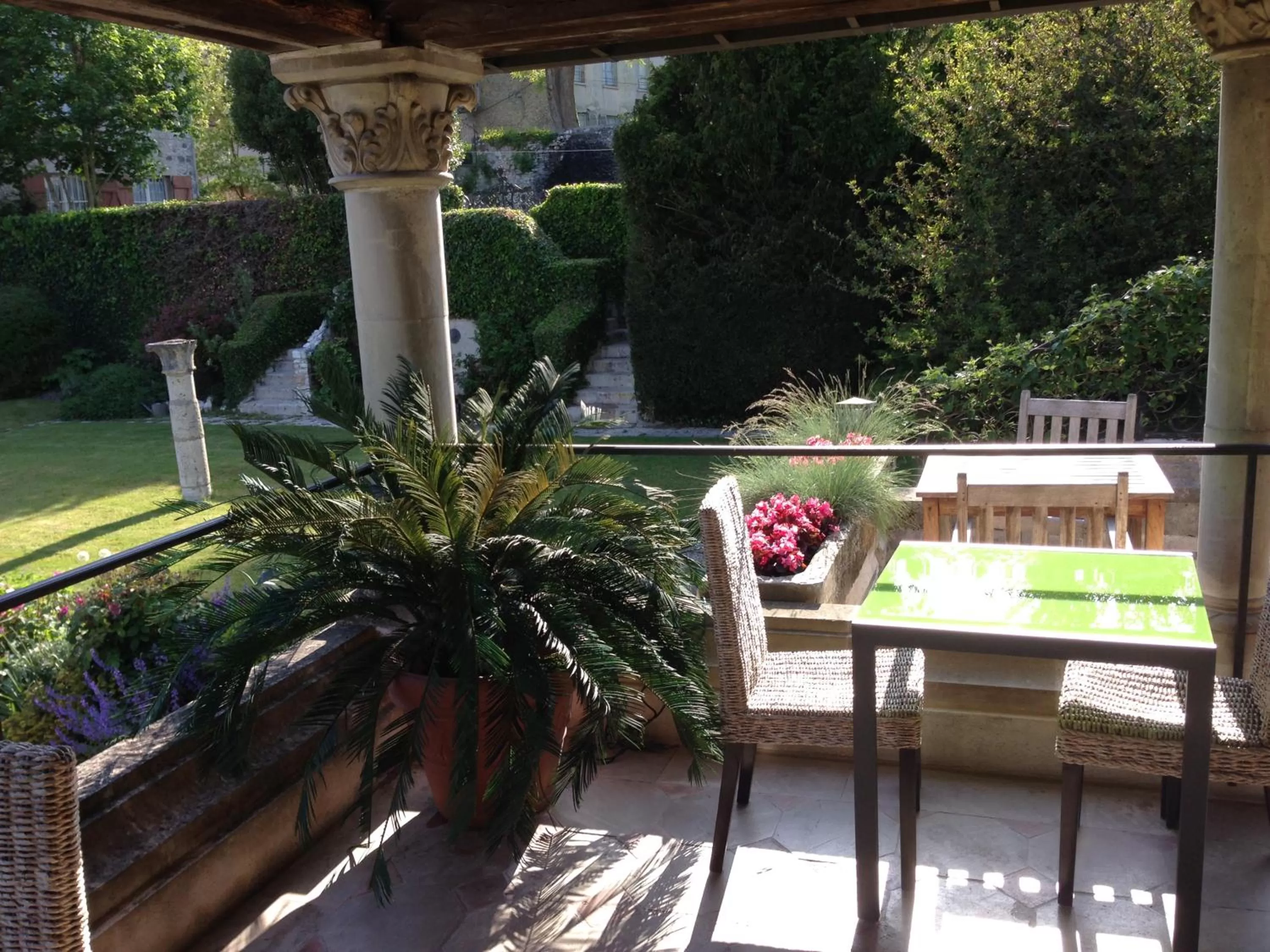 Patio in Demeure des Vieux Bains