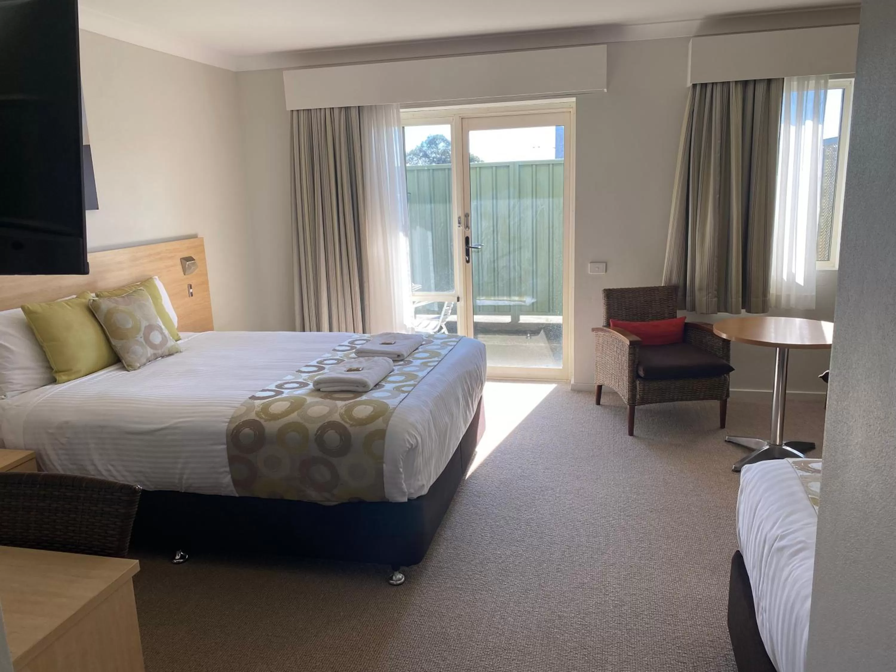 Patio in Maitland City Motel