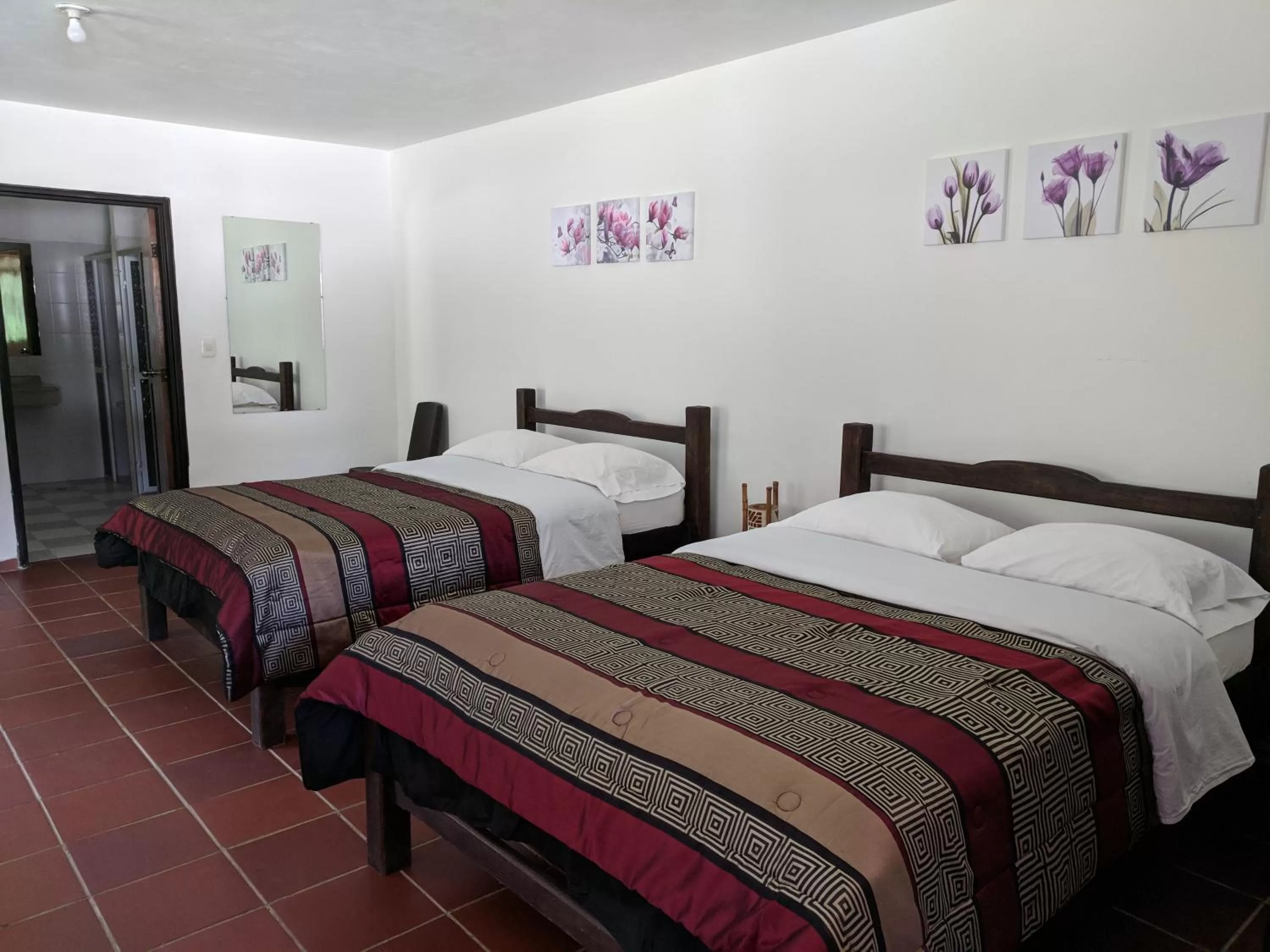 Bed in Hotel Huaka-yo