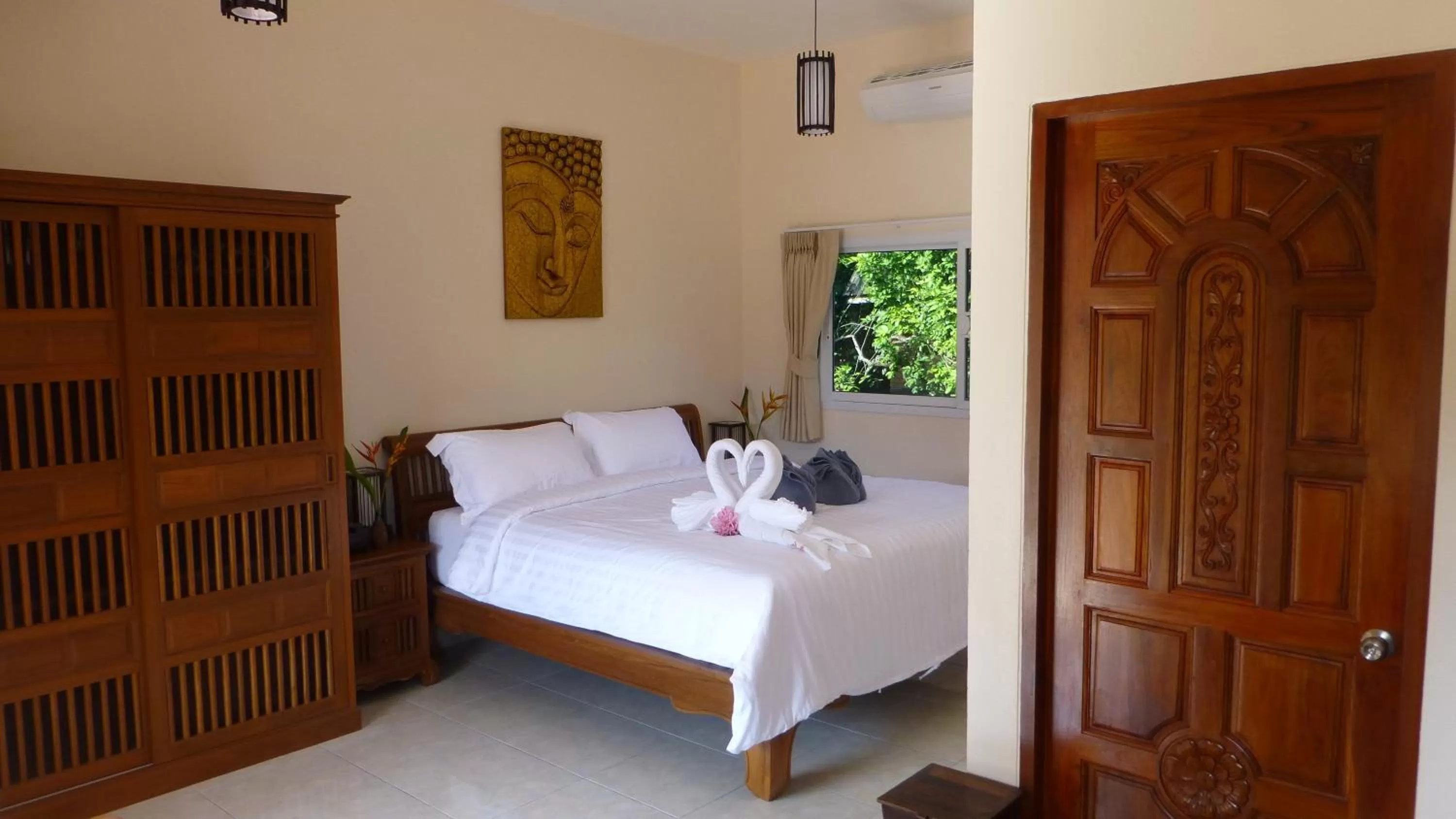 Bedroom, Bed in Khao Sok Jasmine Garden Resort - SHA Certified