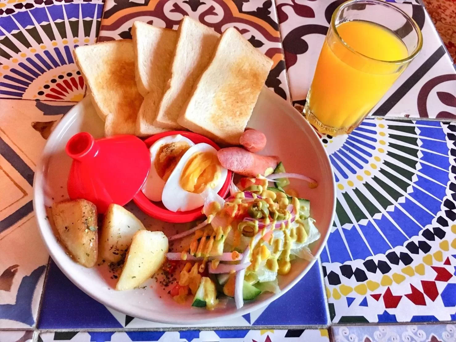 Breakfast in Raid Garden Boutique Hotel