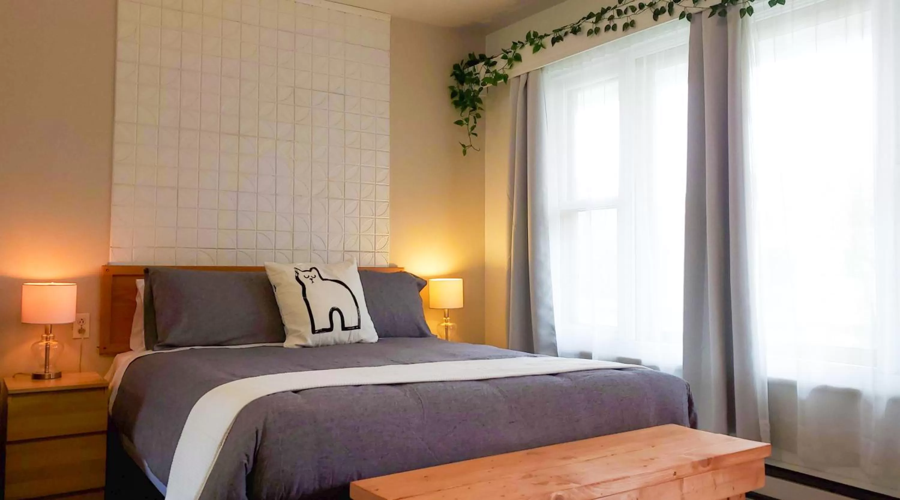 Bed in Lofts Fleuve et Montagnes