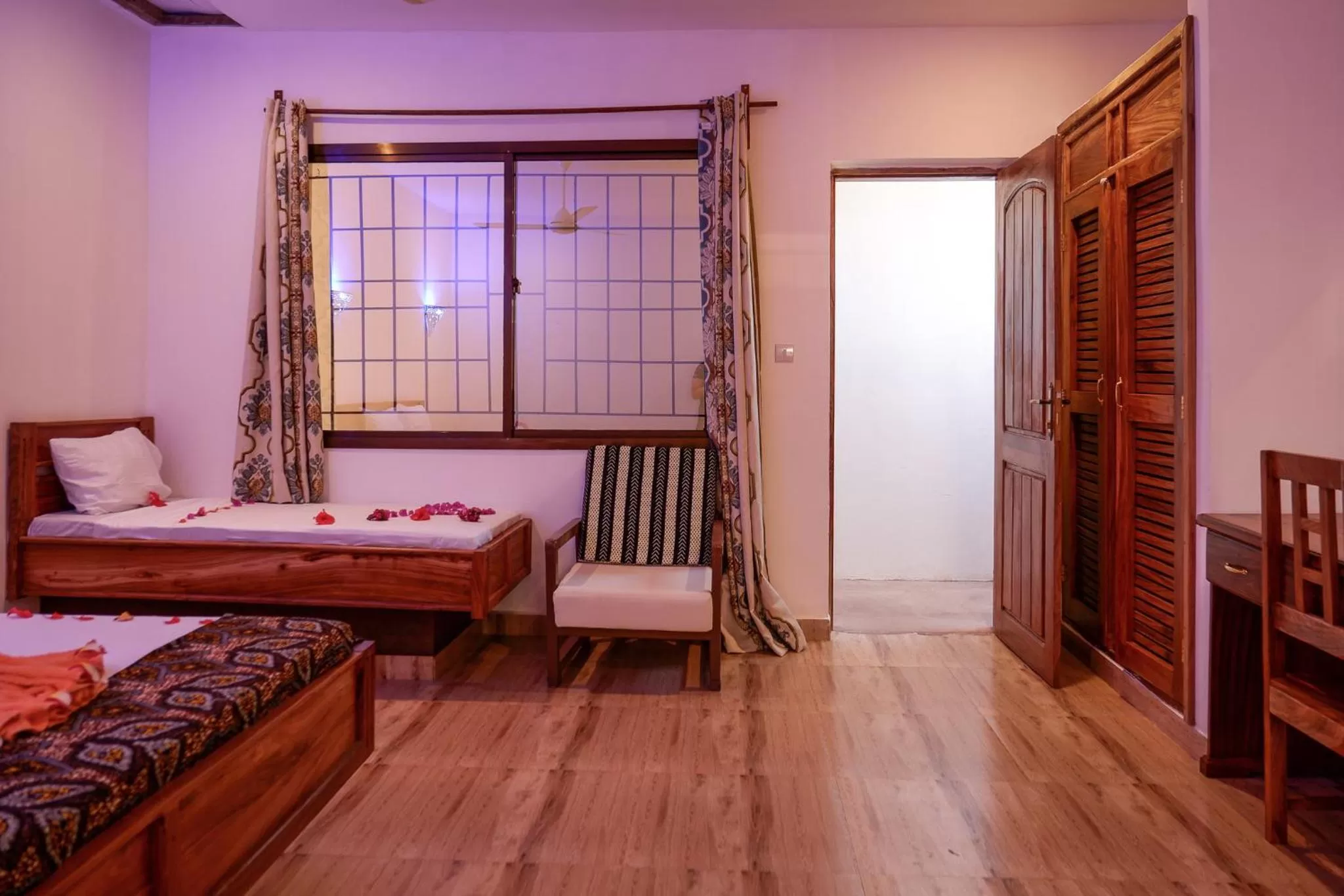 Bed in Nungwi Heritage Resort