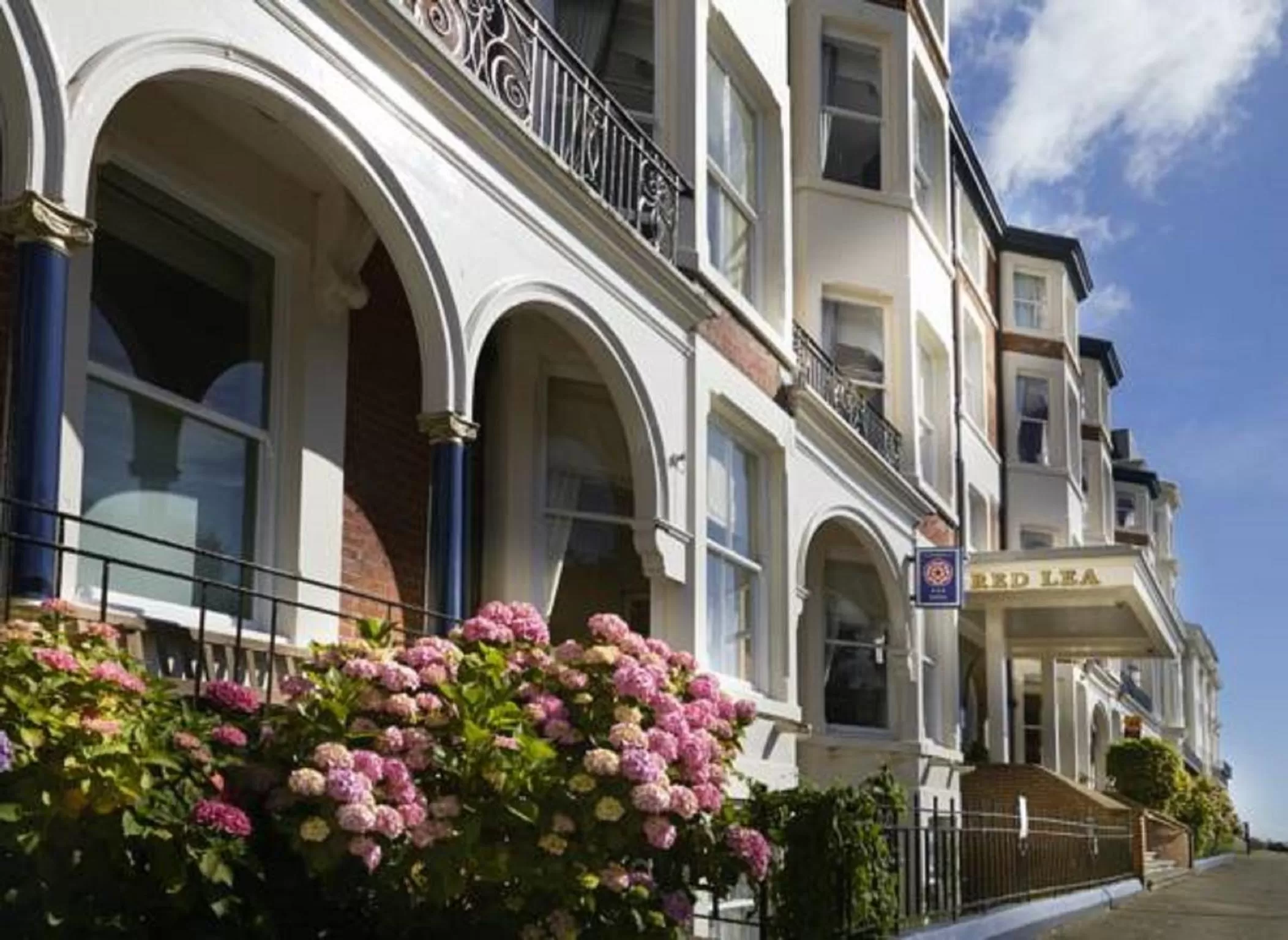 Patio in The Red Lea Hotel