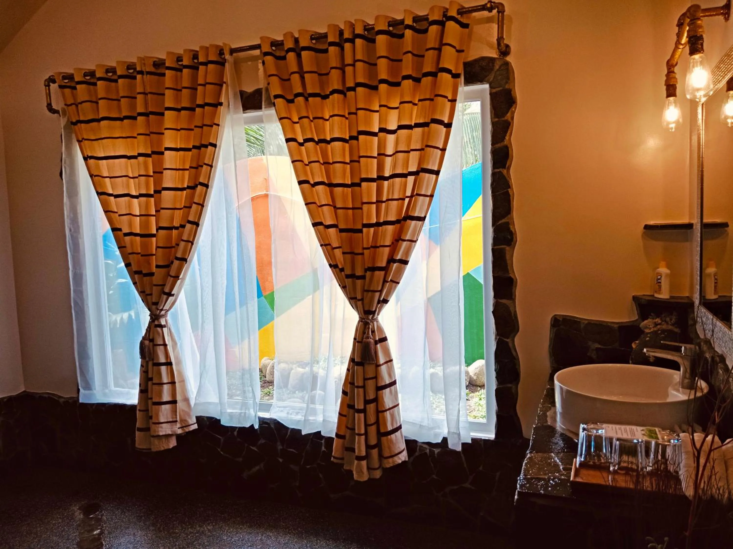 Decorative detail in White Chocolate Hills Resort