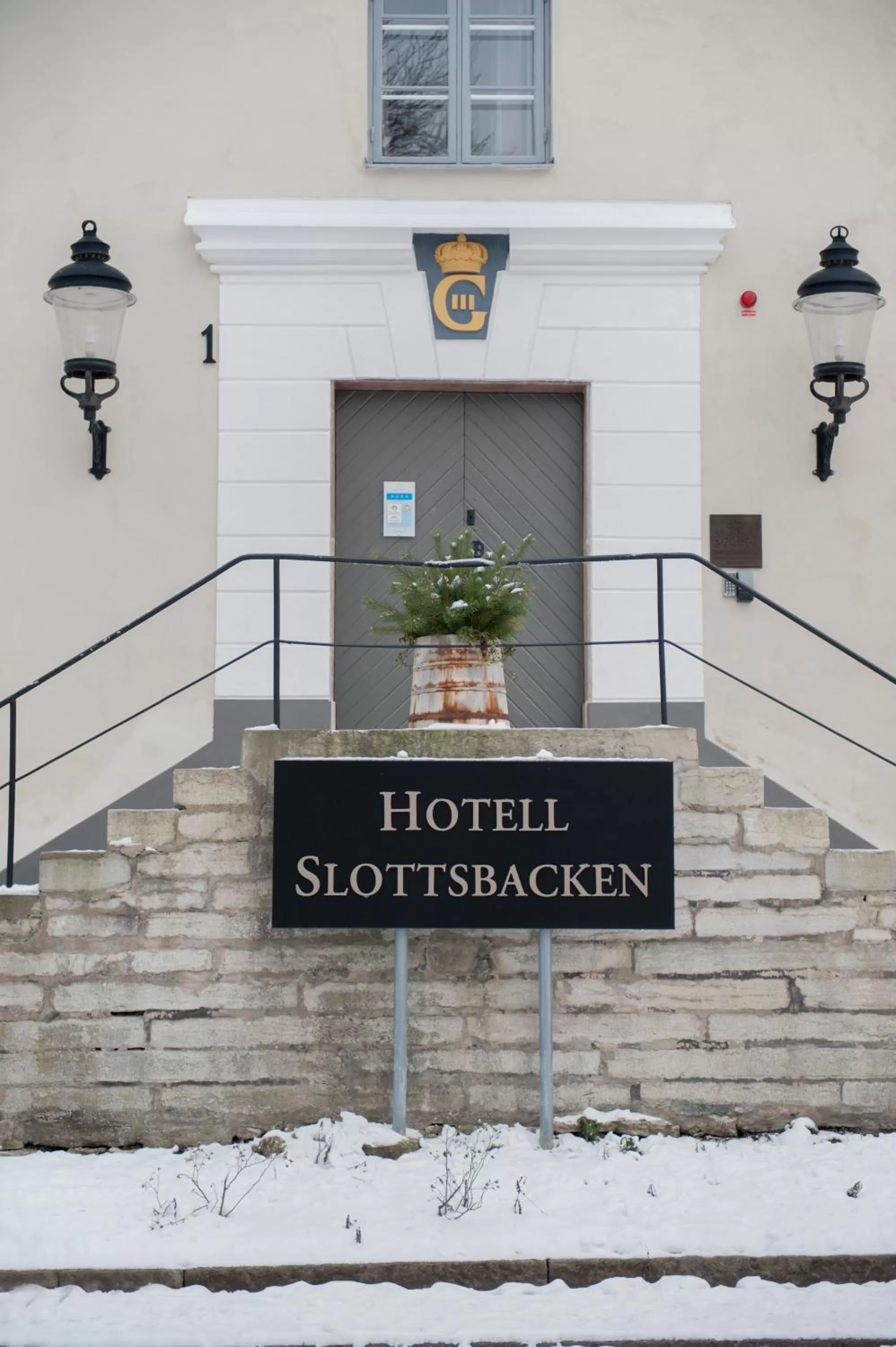 Facade/entrance in Hotell Slottsbacken