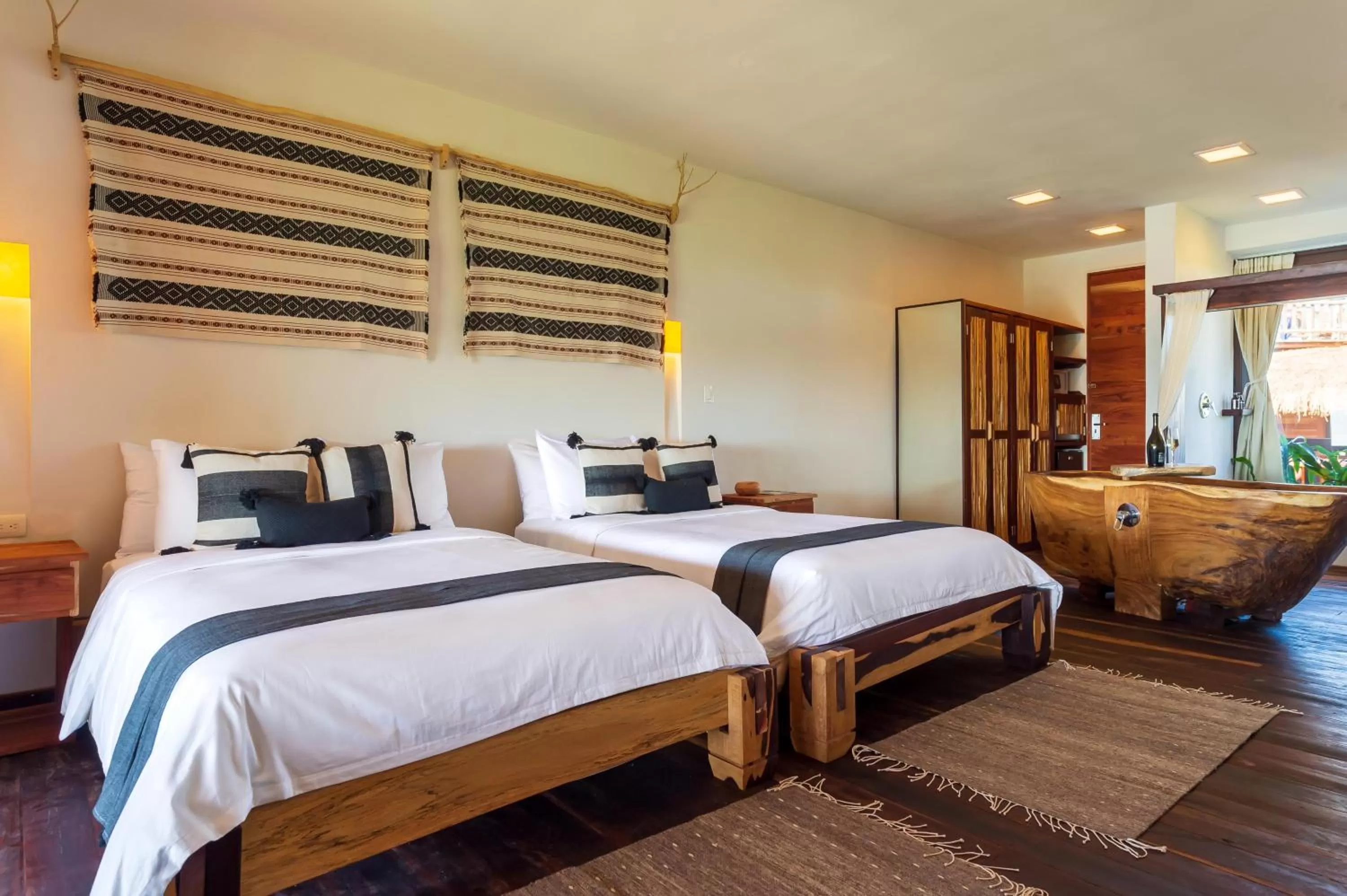 Bed in Kanan Tulum Hotel & Spa Adults Only Playground