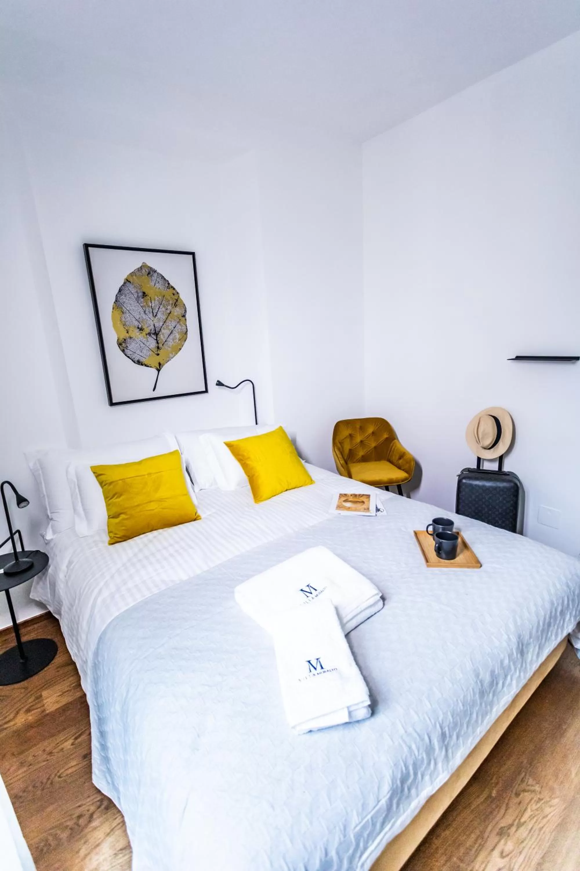 Bed in Villa Muralto Rooms & Garden