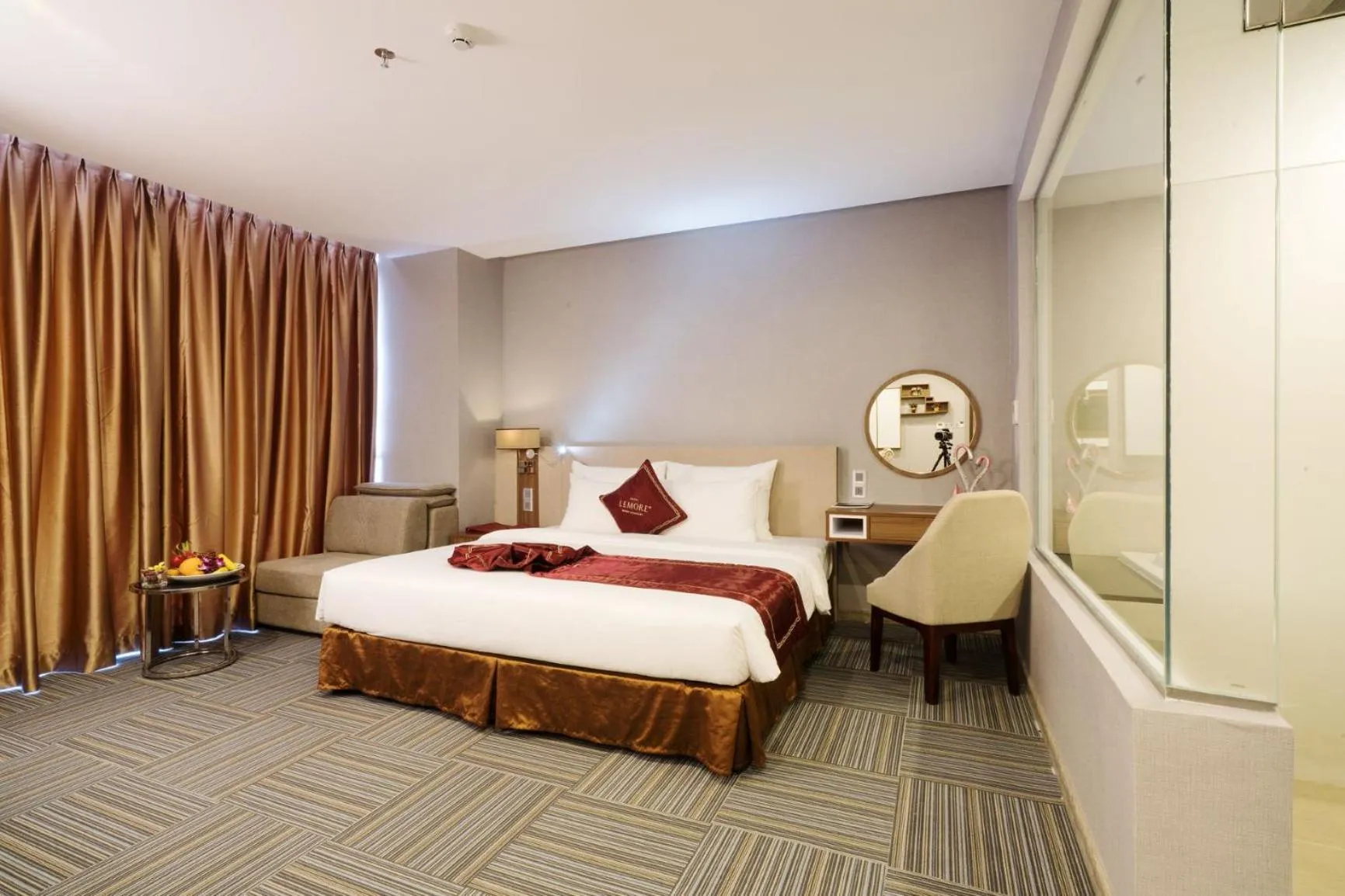 Bed in LeMore Hotel Nha Trang