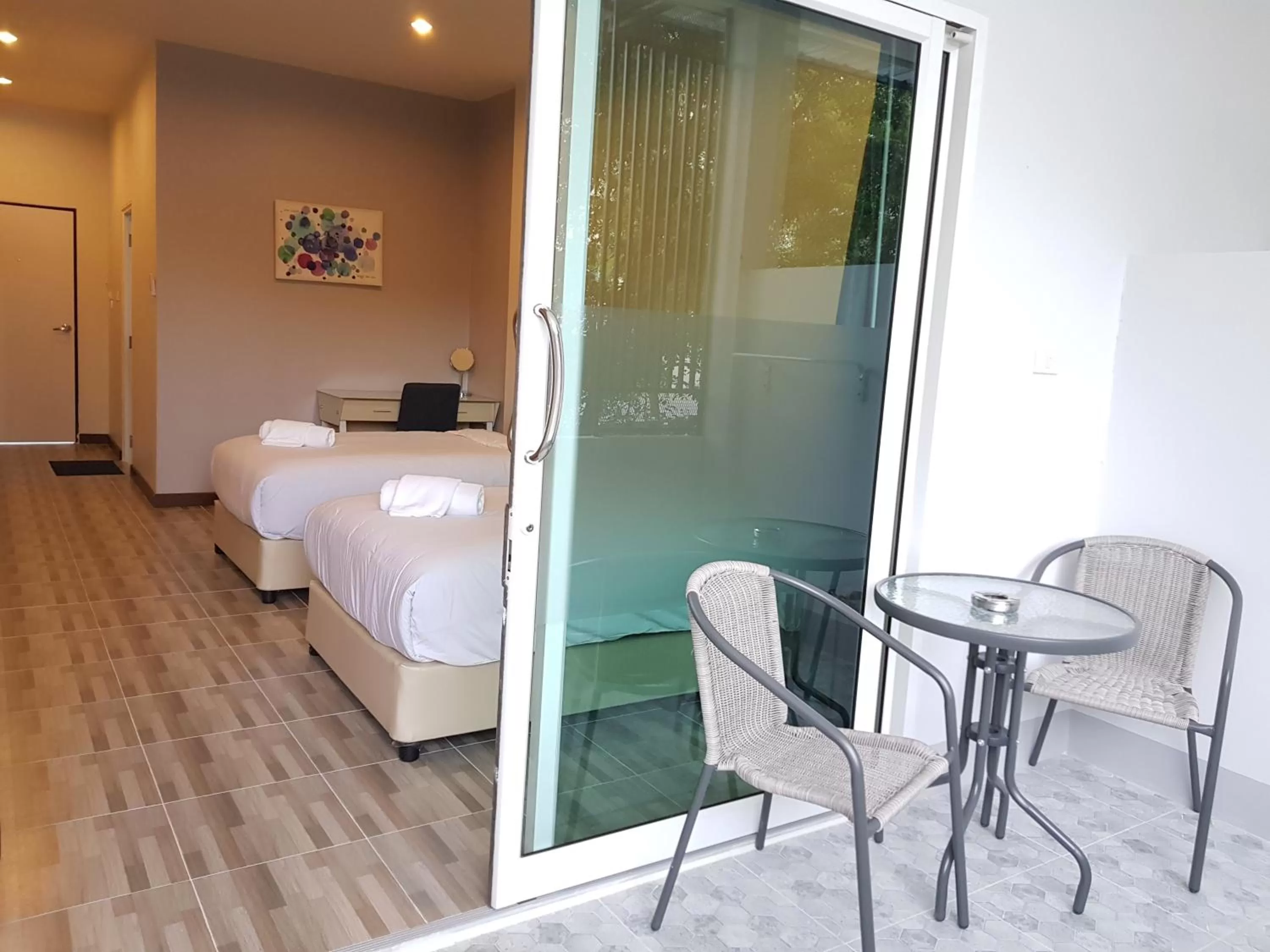 Bed in The Cube Resort