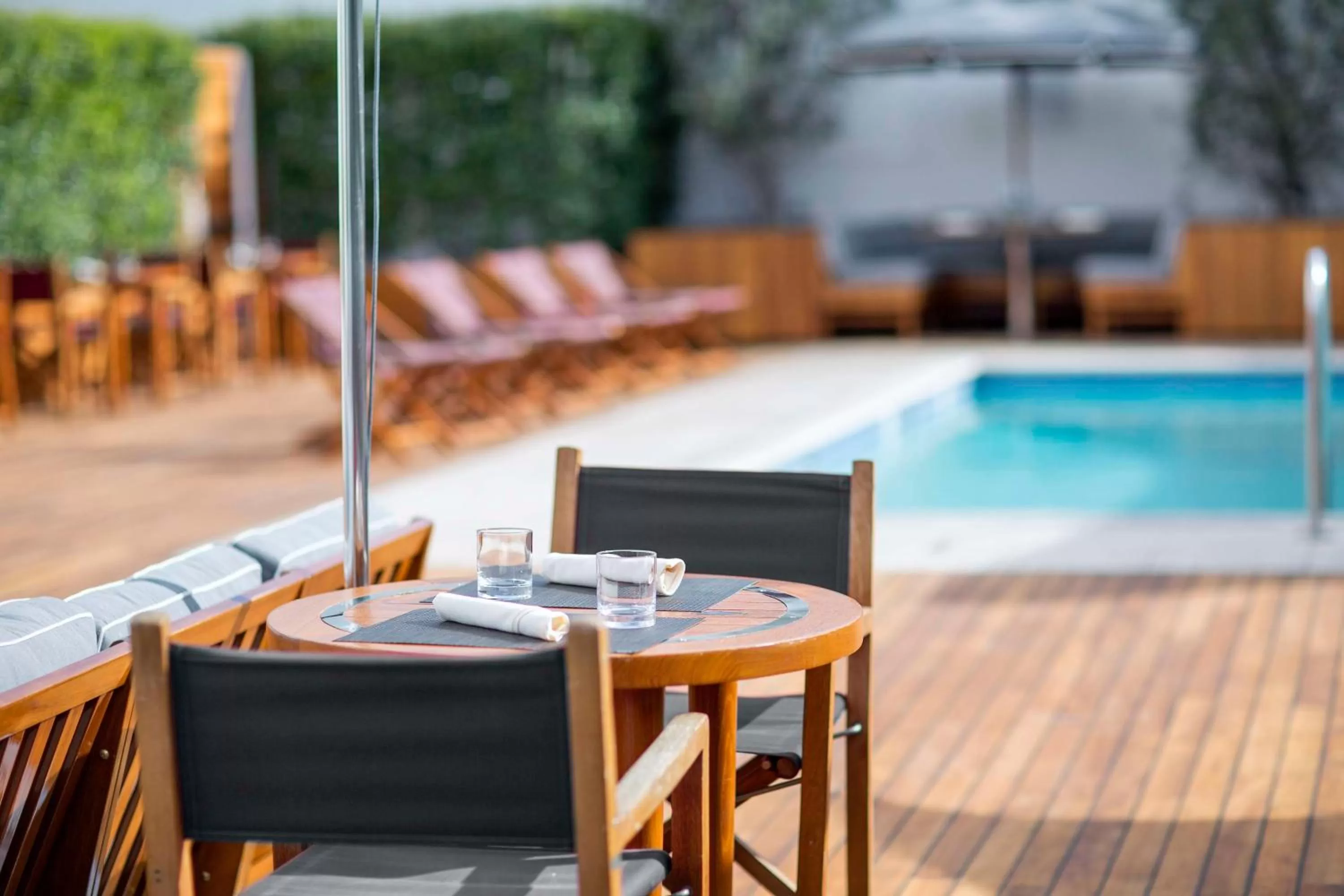 Pool view in Cameo Beverly Hills